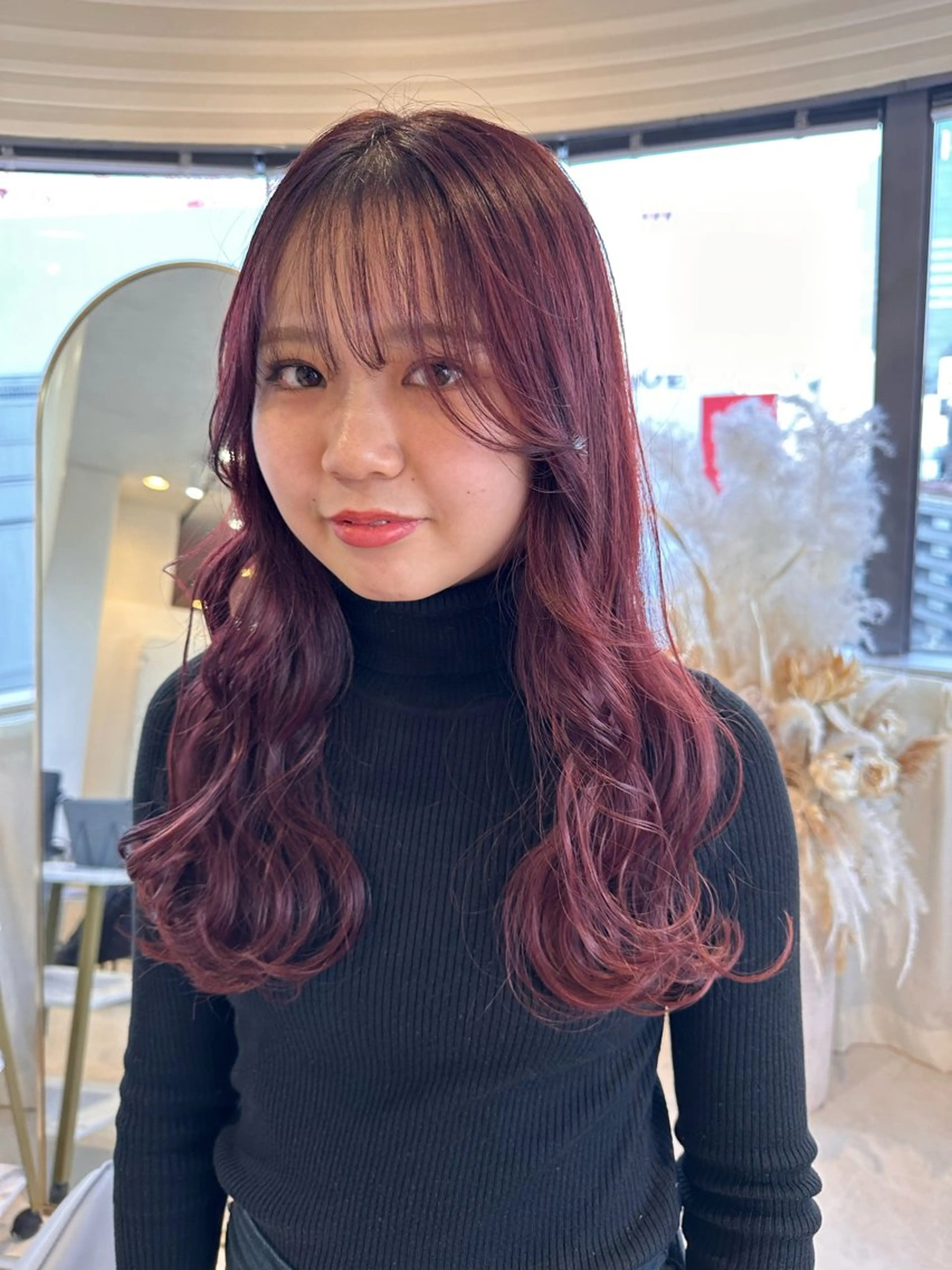 ロング カラー 女性艶髪マンツーマン YUKIのヘアスタイル