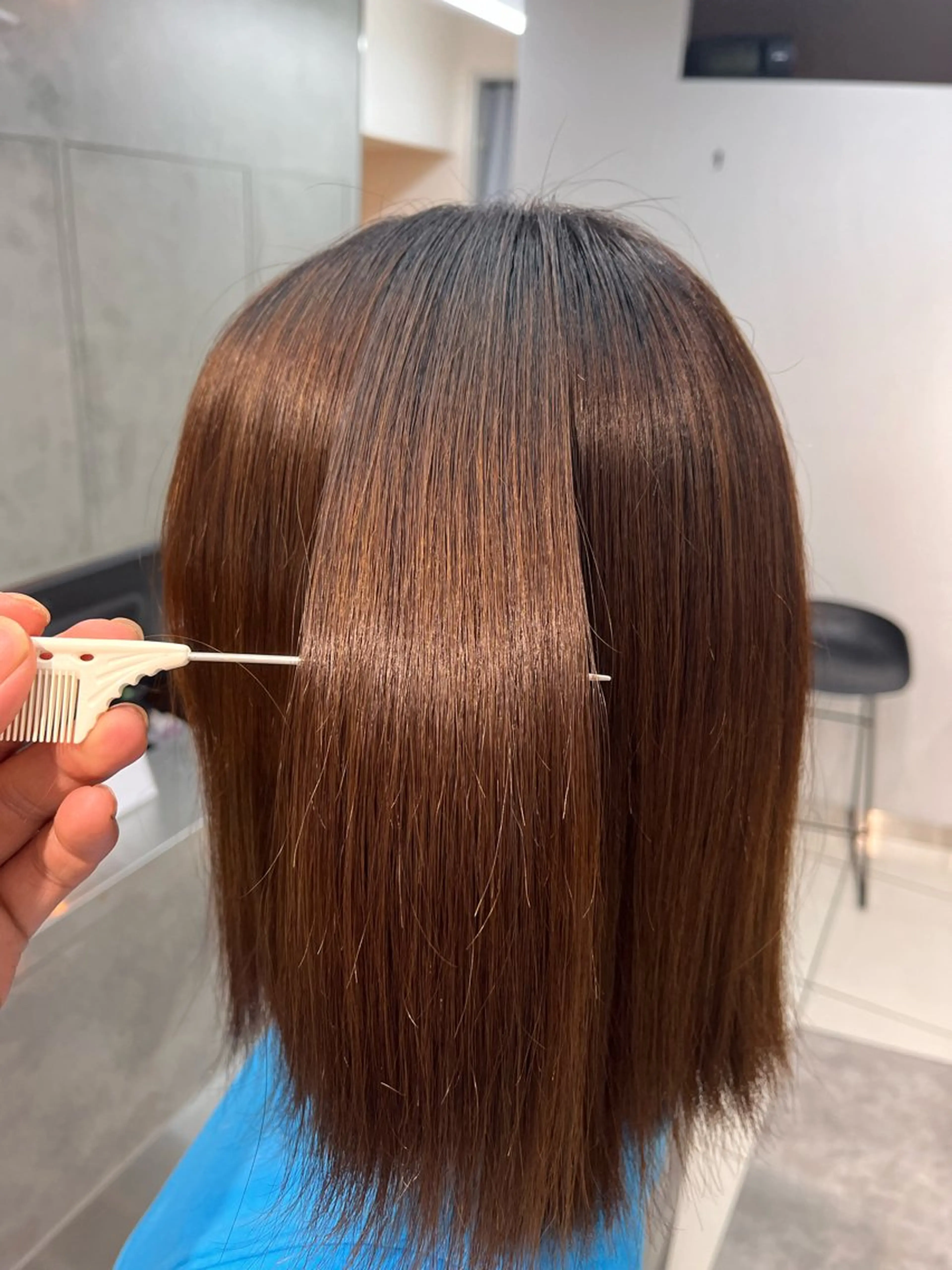 ミディアム 縮毛矯正 カットモデル募集中/ vain はるのヘアスタイル