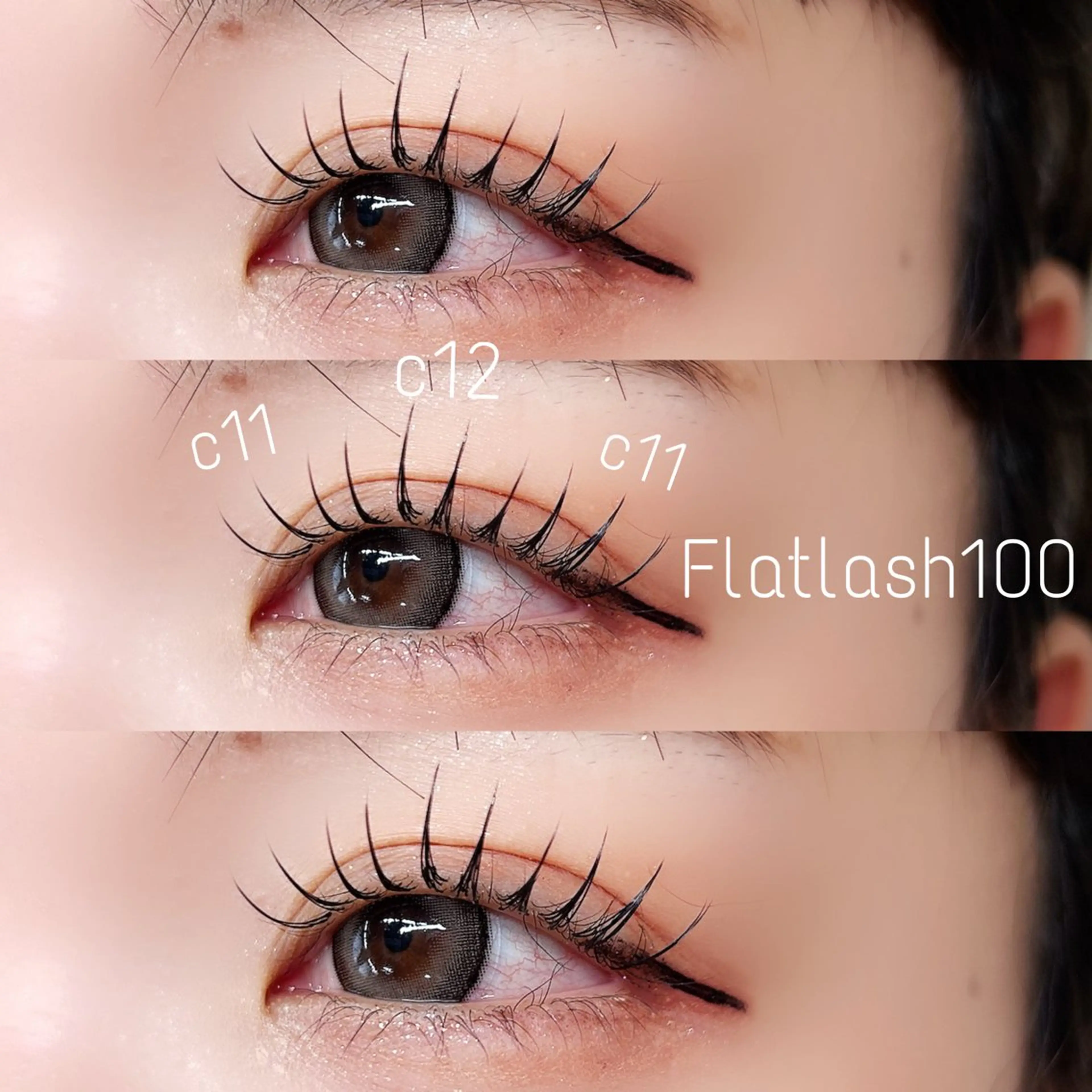 〚当店ご利用3回目まで〛フラットラッシュ✨80本¥6270/100本¥6770の写真