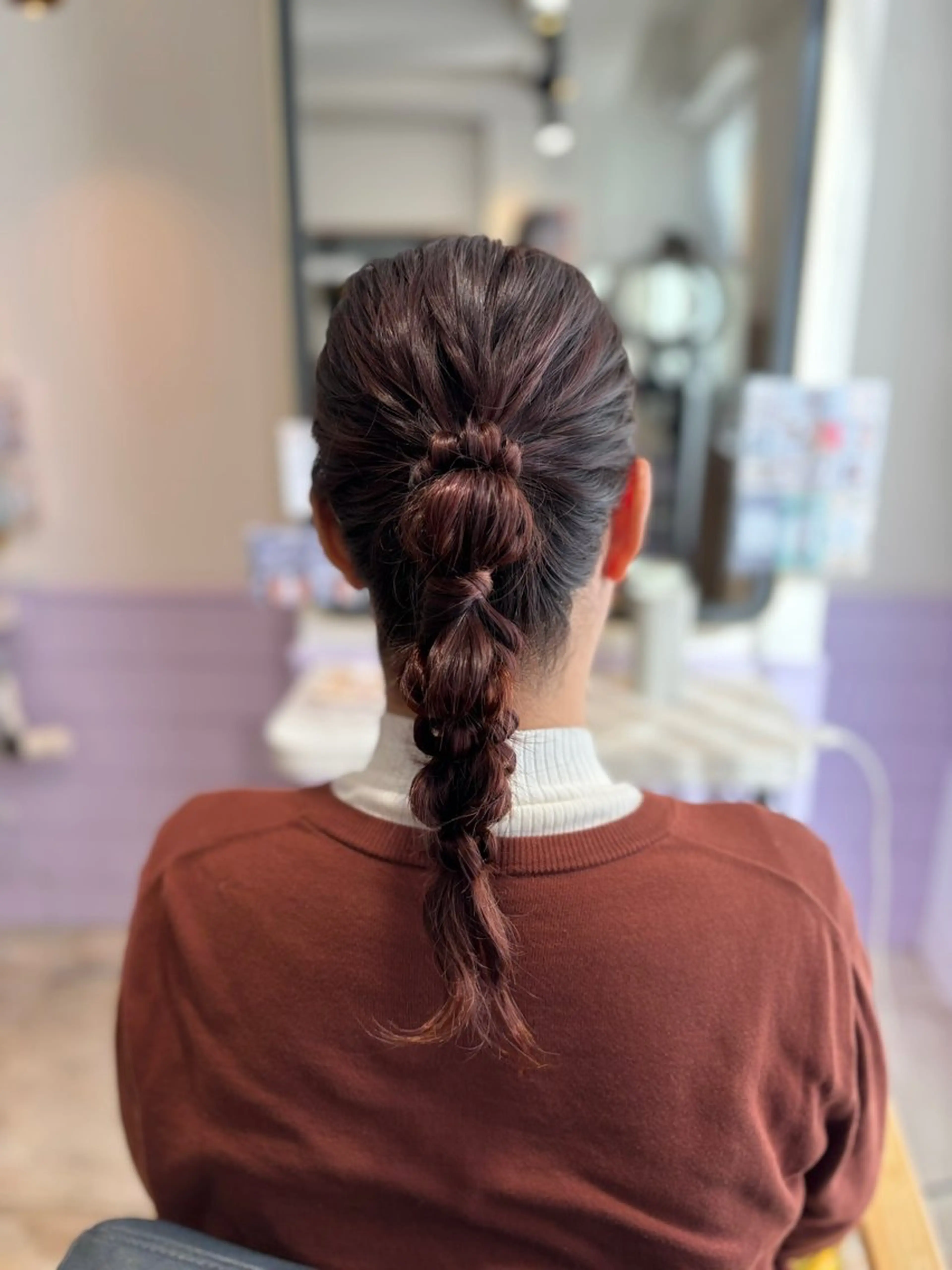 ヘアアレンジ ポニーテール 松永 瑠奈のヘアスタイル