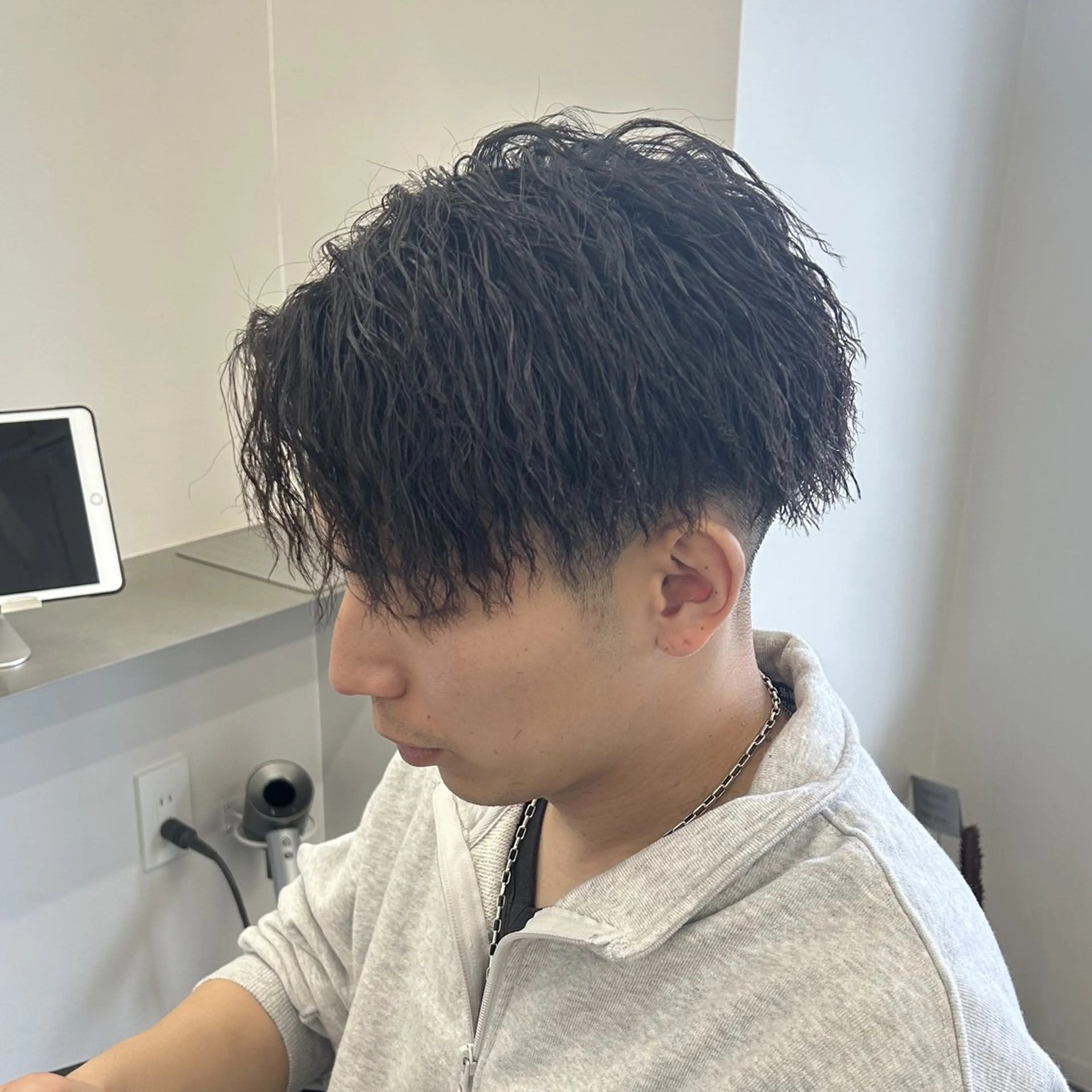 パーマ メンズ カット パーマ &Maison MICHIYAのヘアスタイル