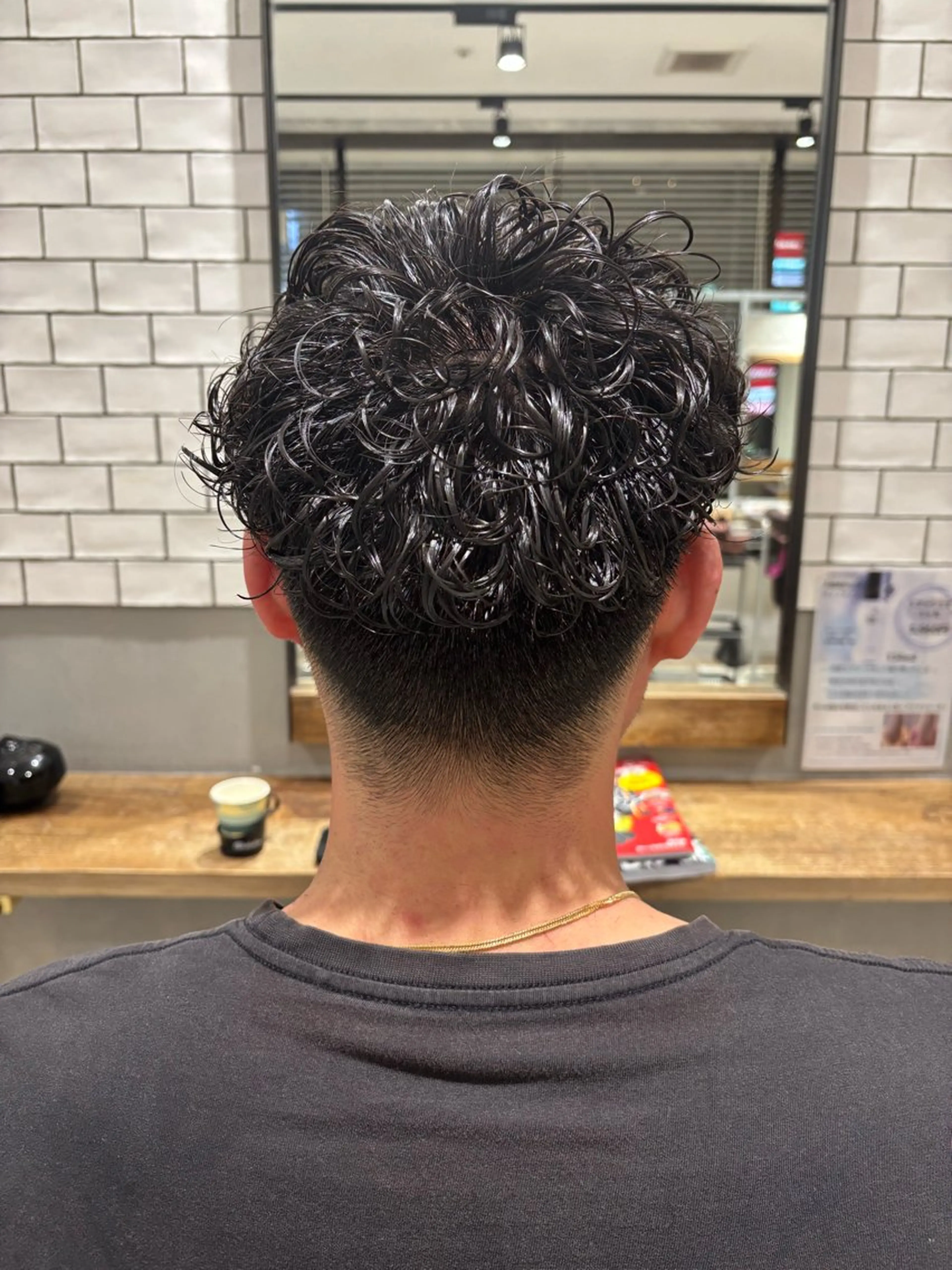 ショート カット パーマ トリートメント 菊地 優斗のヘアスタイル