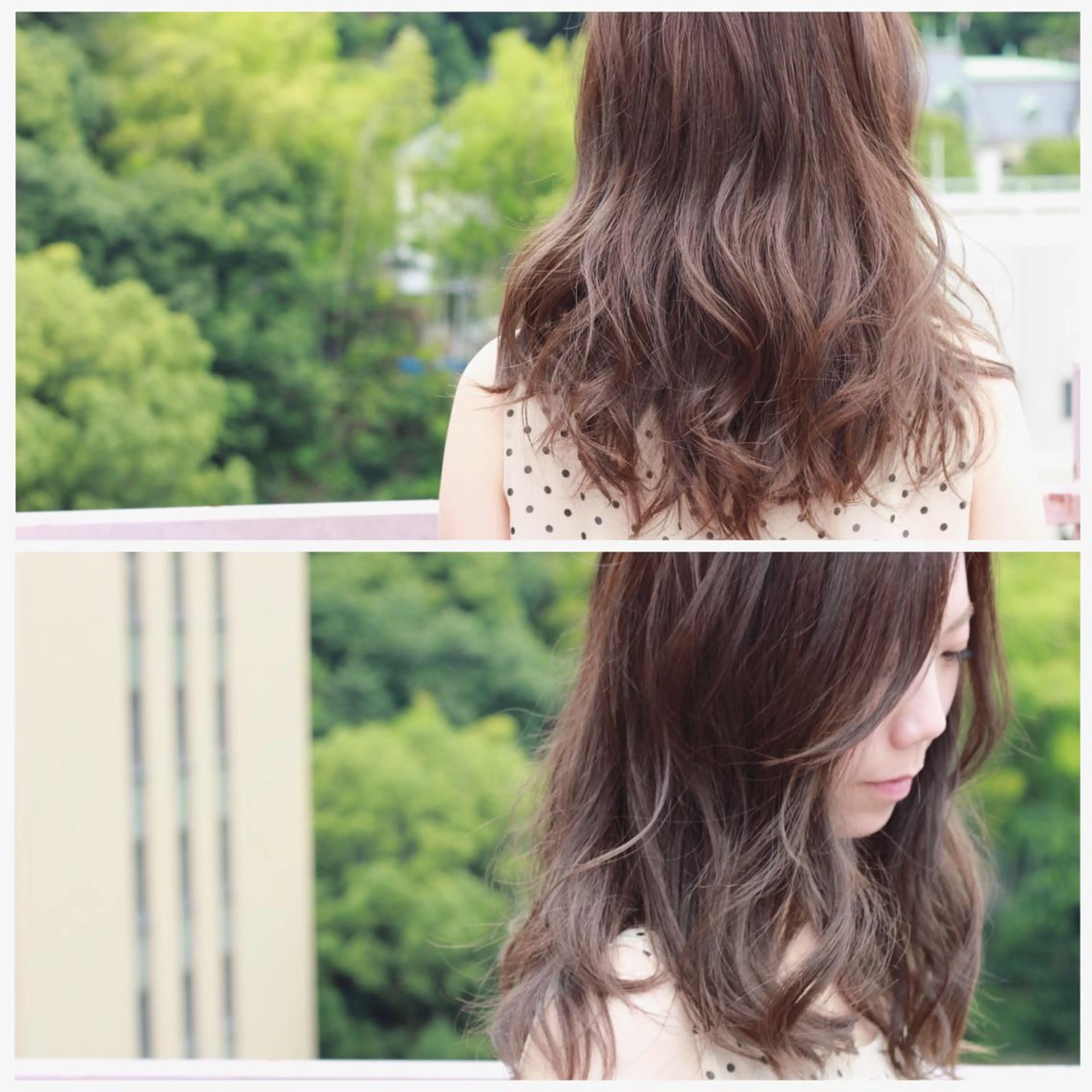 セミロング カラー アッシュ ベージュカラー カット ヘアカラー トリートメント Viage （ビアージュ）のヘアスタイル
