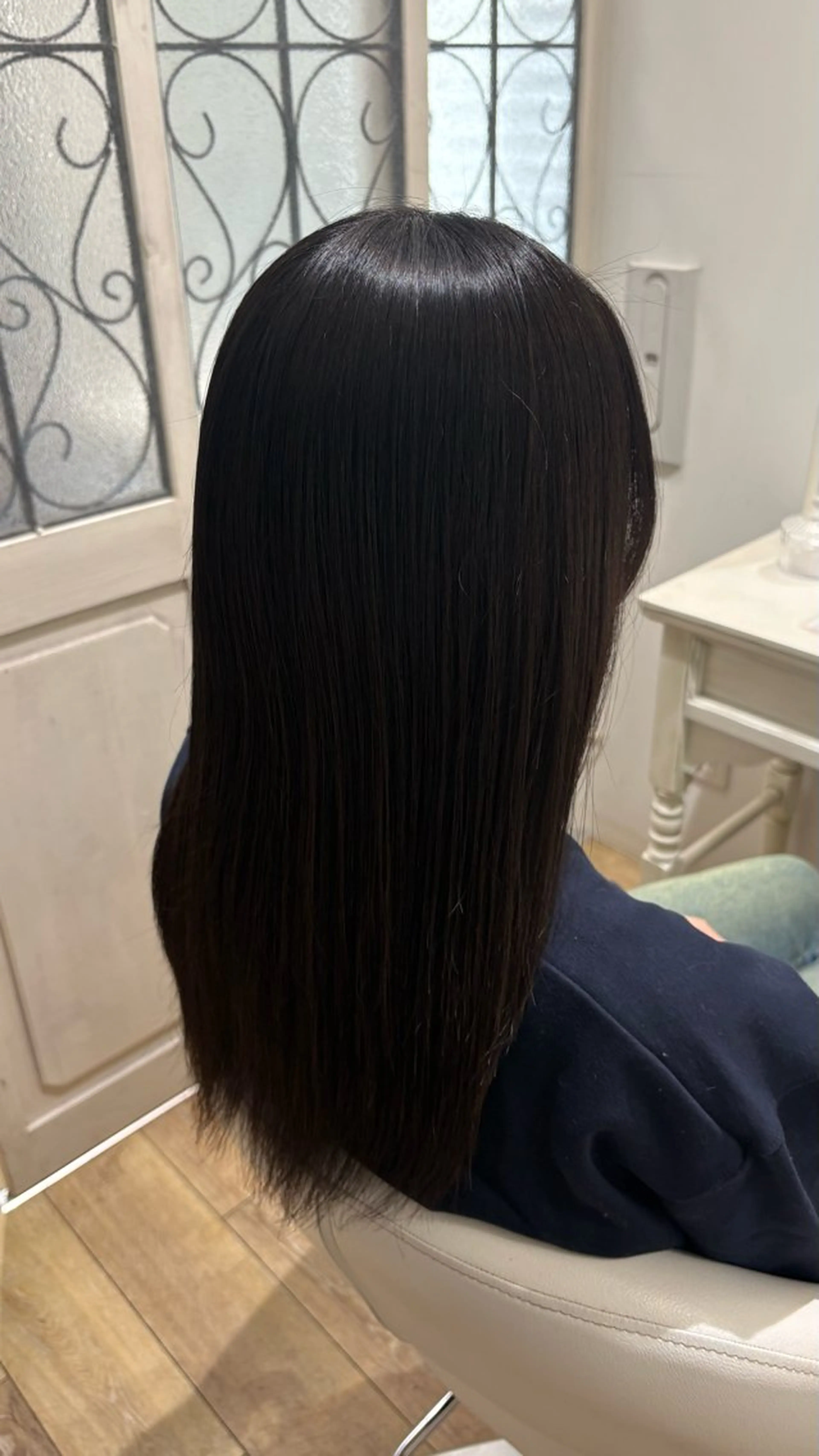 セミロング カラー 似合わせ 顔周りYUUGAのヘアスタイル