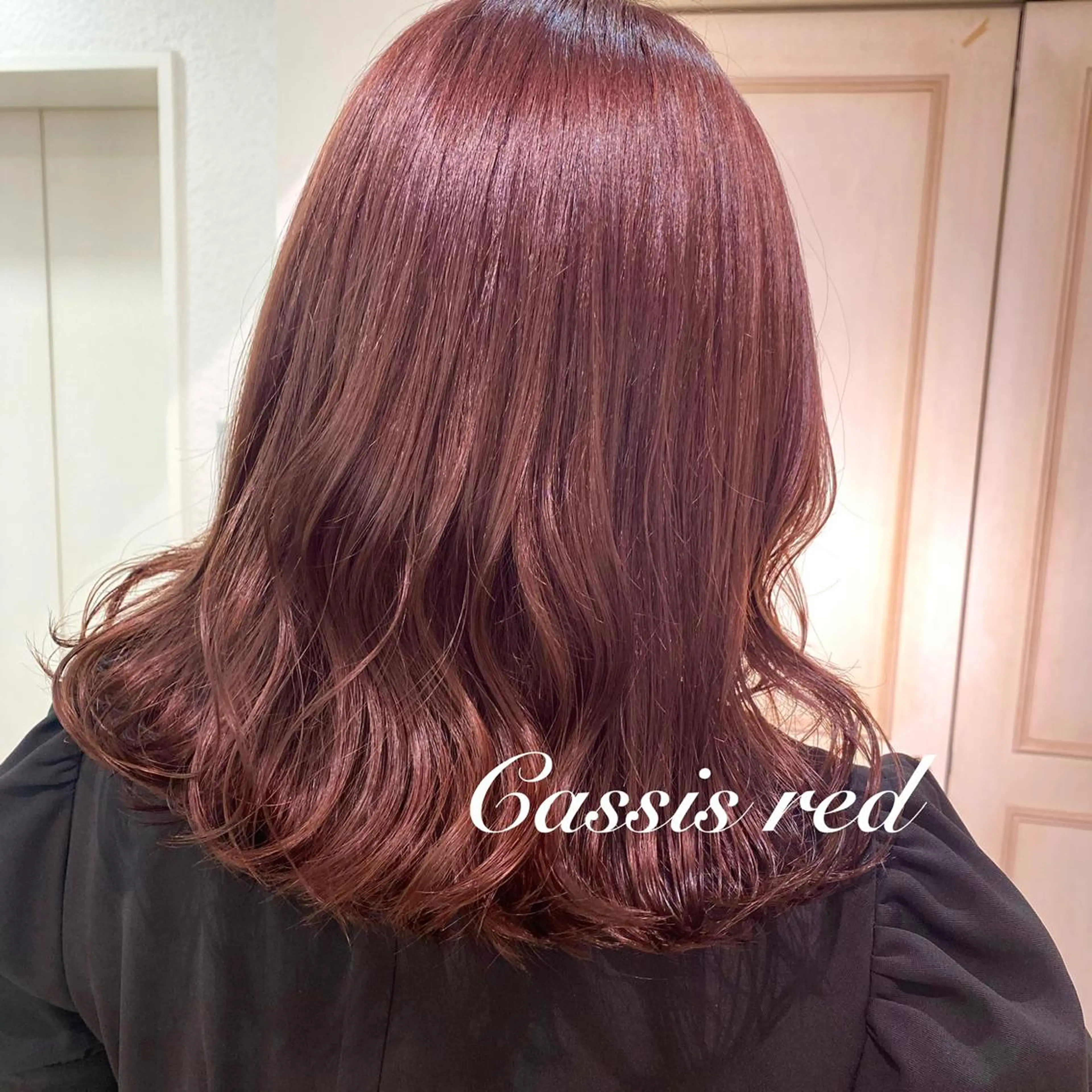 セミロング カラー ヘアアレンジ ヘアカラー トリートメント ヘアセット 透明感カラー 古山 結季🌙🖤のヘアスタイル