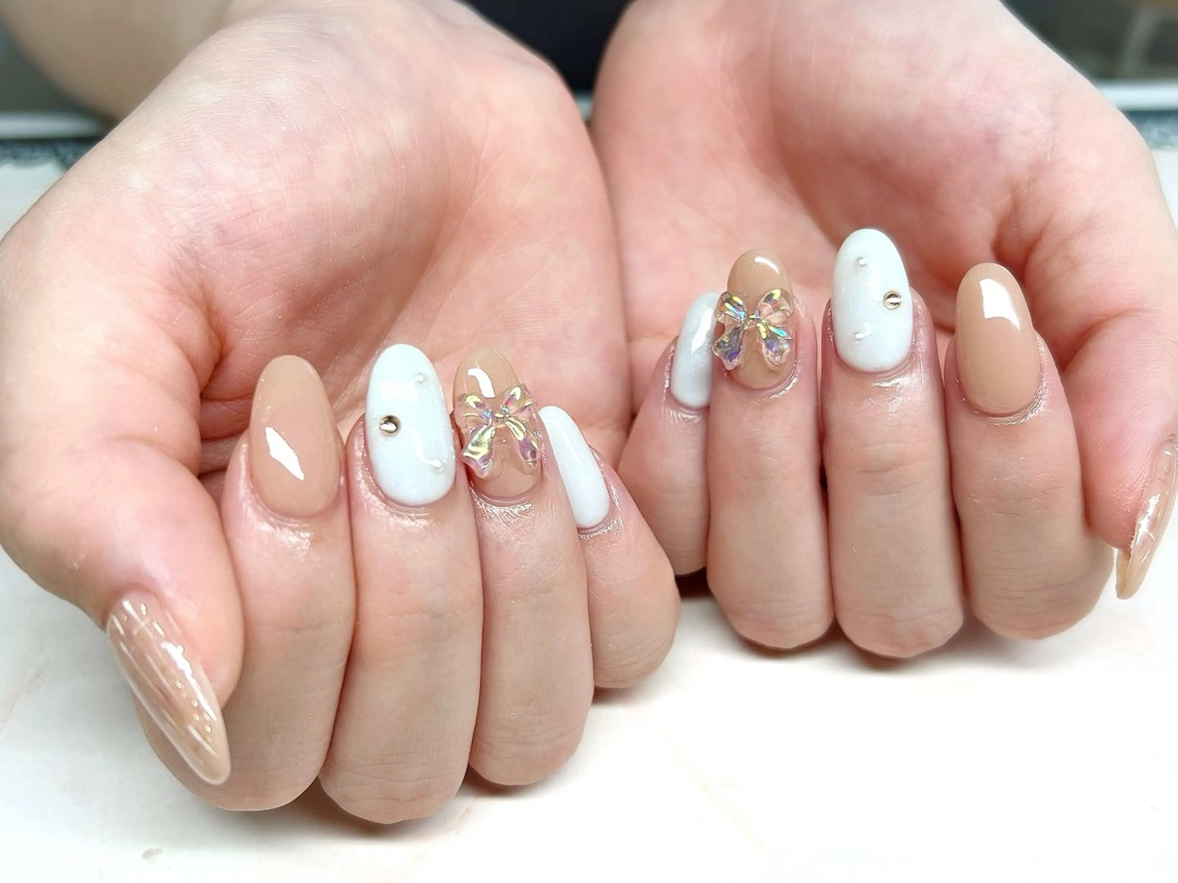 ネイル ワンホンネイル ハンドネイル NailSalon MAHINAのネイルデザイン