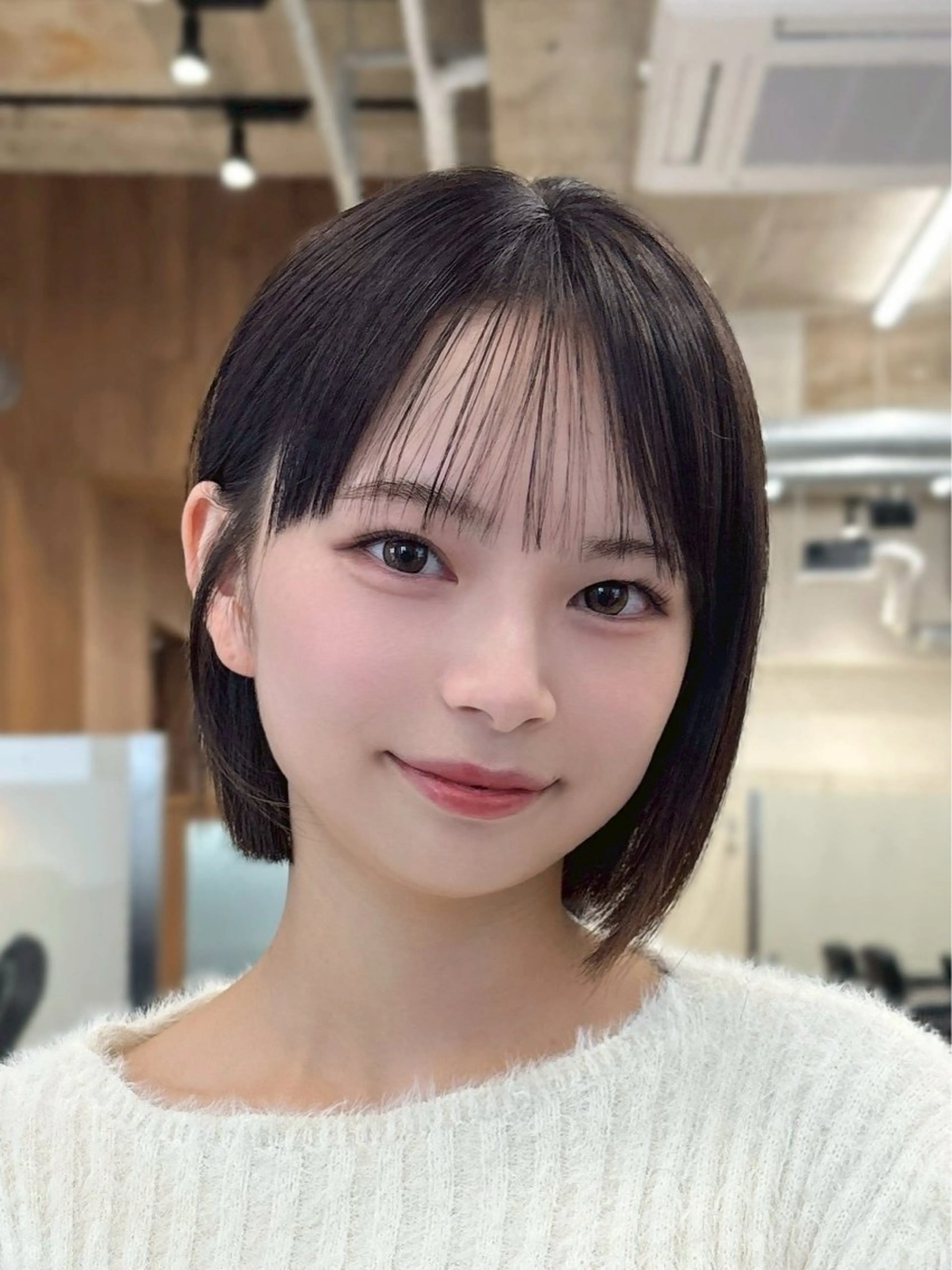セミロング カラー カット ヘアカラー トリートメント ✨顔まわりカット ✨渋谷人気No.1✨のヘアスタイル