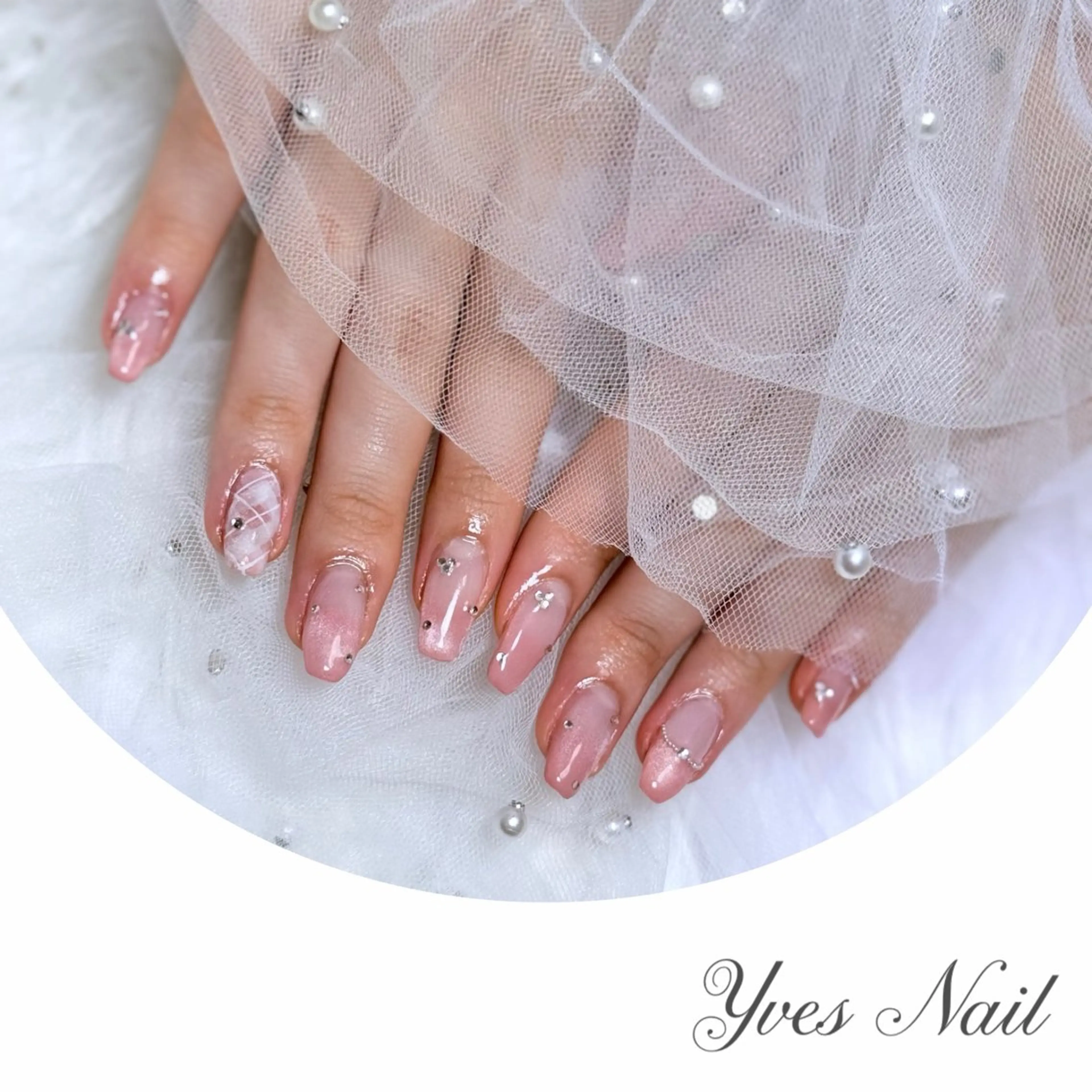 ネイル グラデーション キラキラネイル ハンドネイル kanno yのネイルデザイン