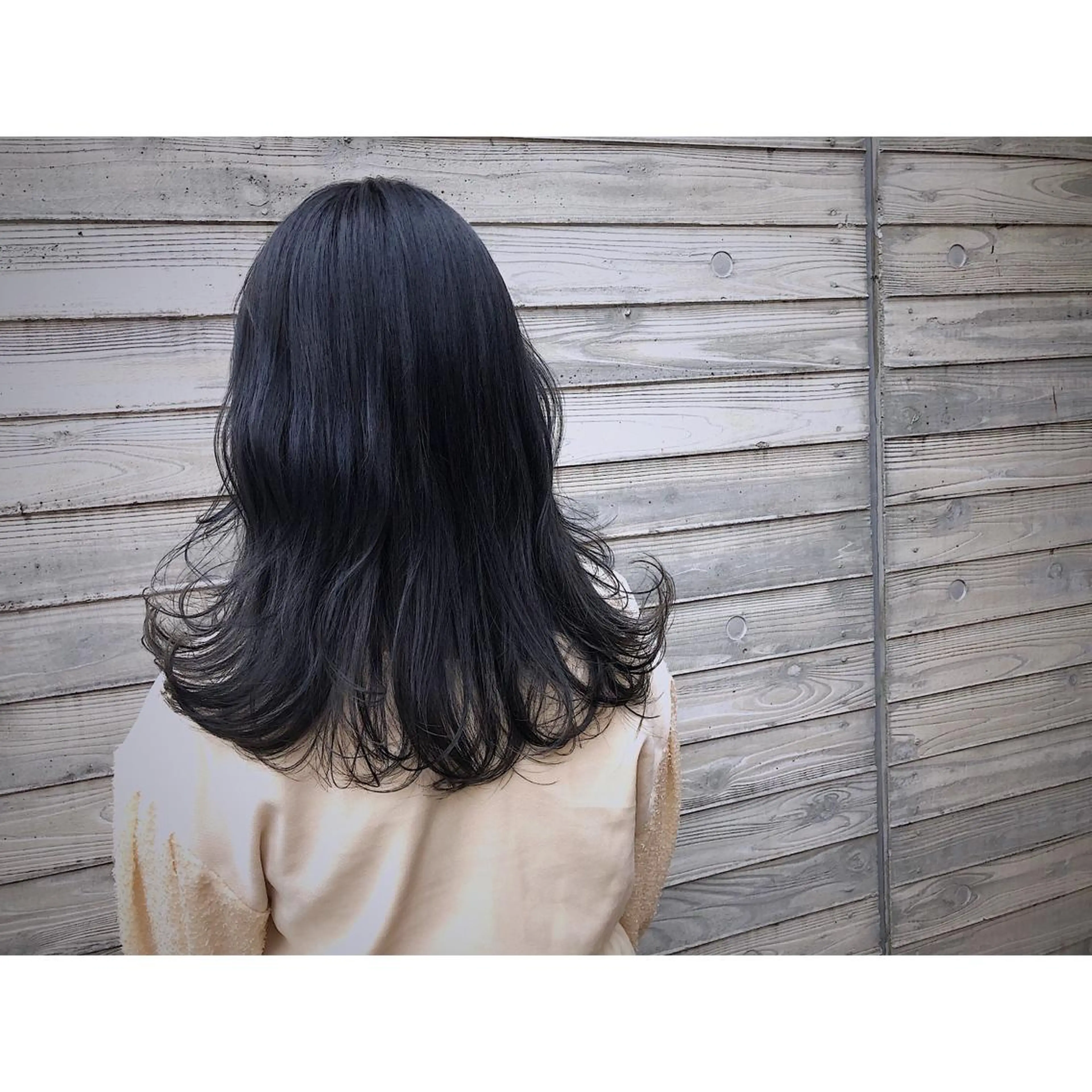 セミロング カラー パーマ ヘアアレンジ 藤井 菜緒のヘアスタイル