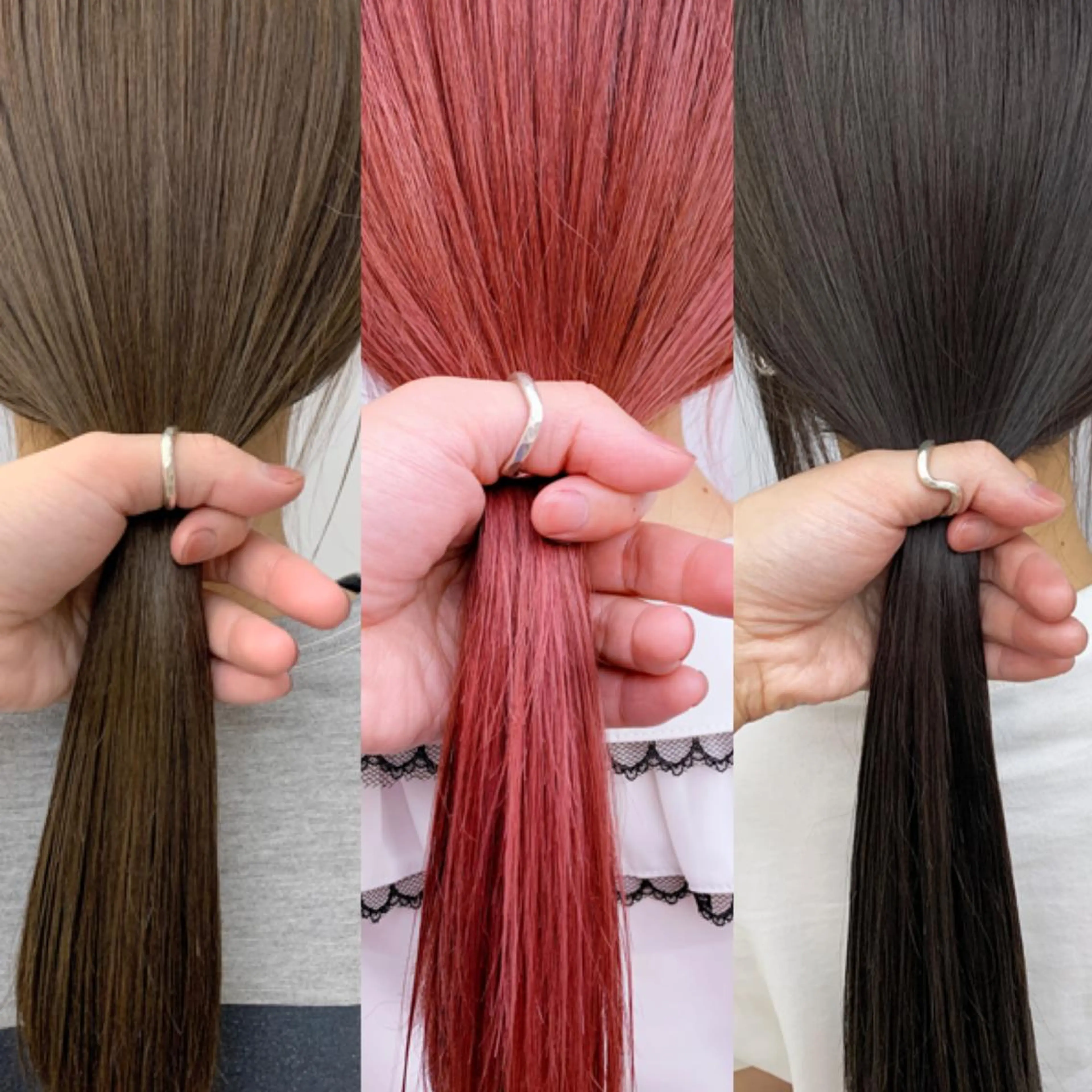 ミディアム パーマ カラー ROW町田 山本圭一郎のヘアスタイル
