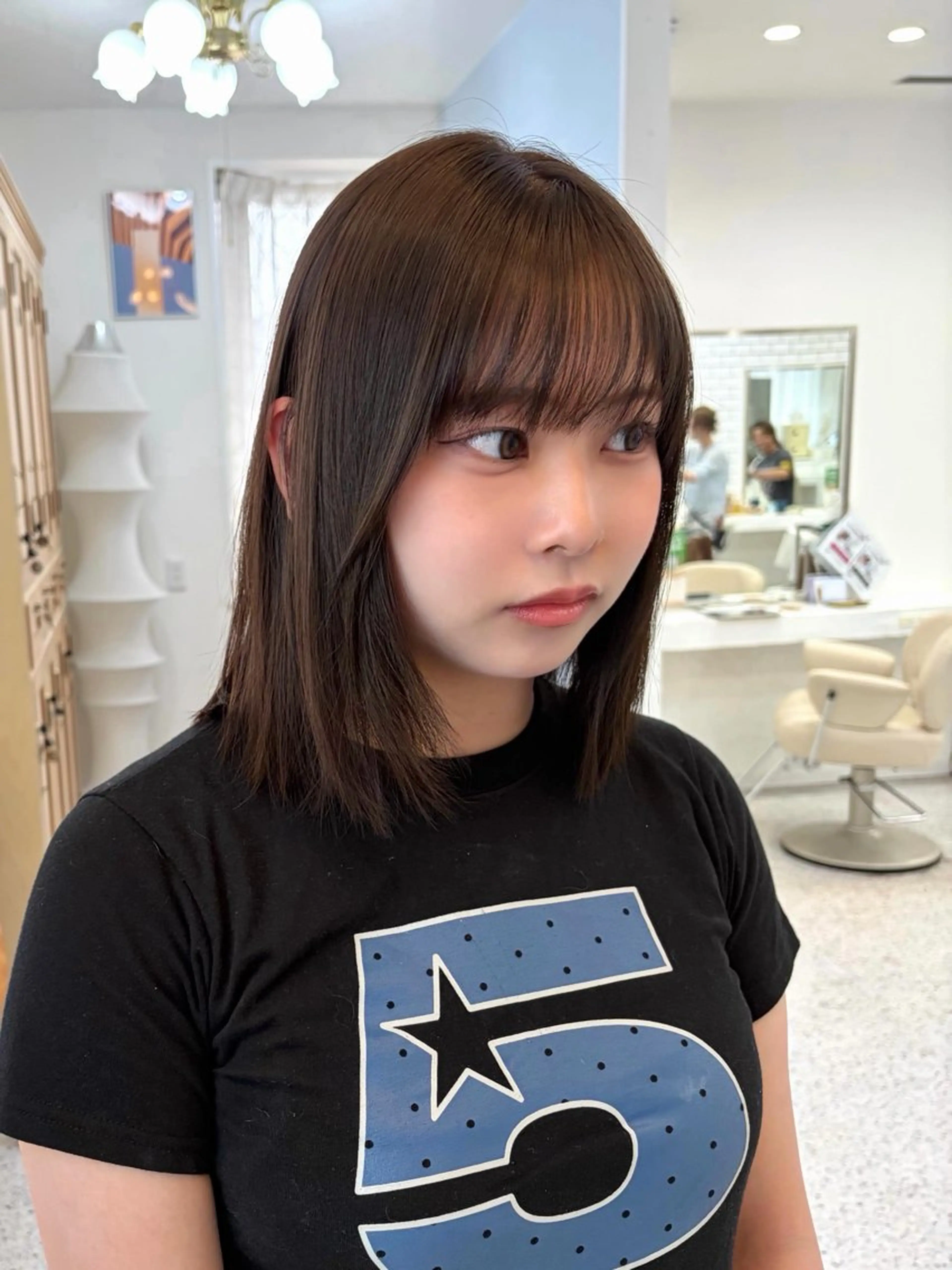 ミディアム ヘアカラー トリートメント LOMARLIE / yunaのヘアスタイル