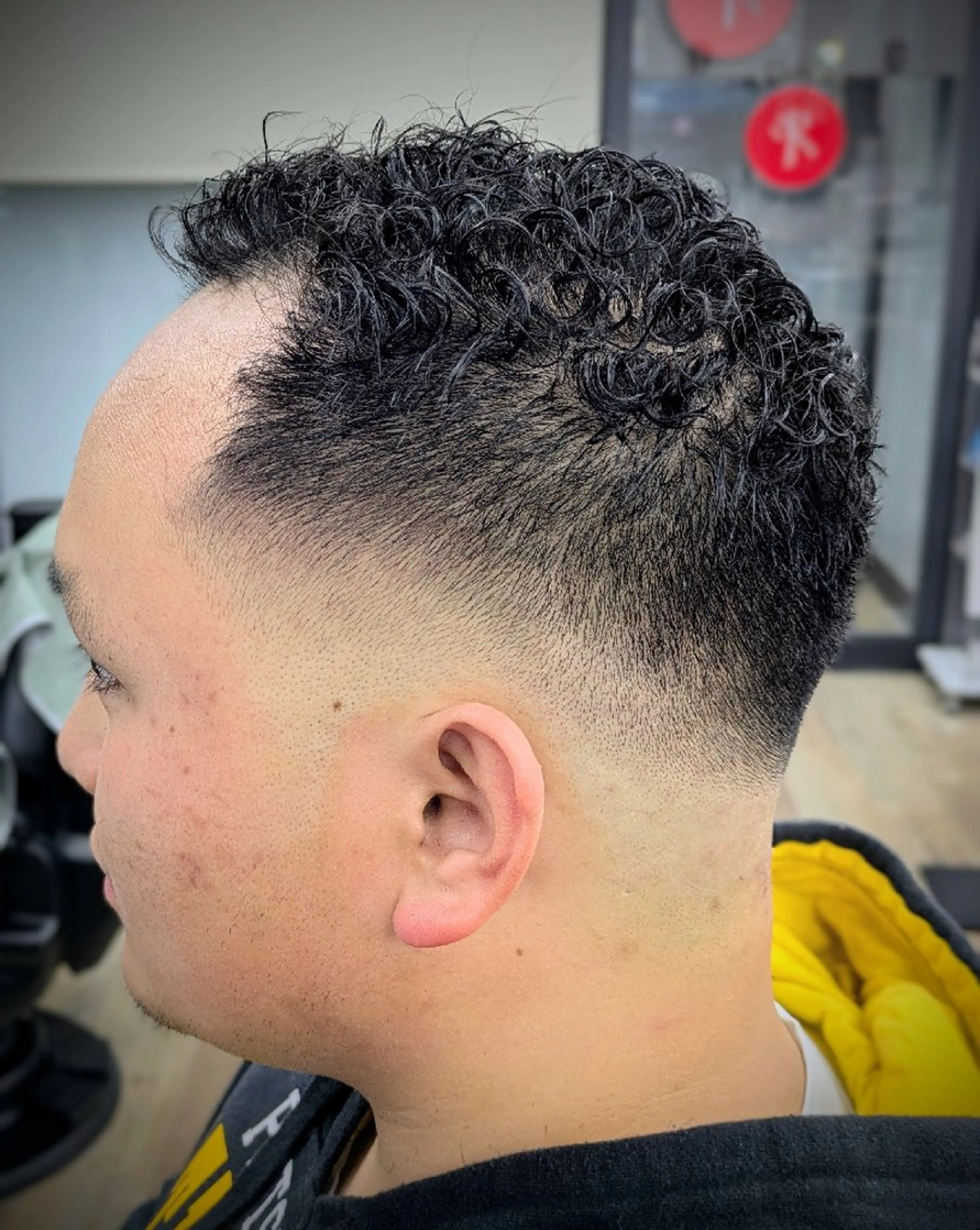 ショート パーマ 理容プラージュ燕三条 福井のヘアスタイル