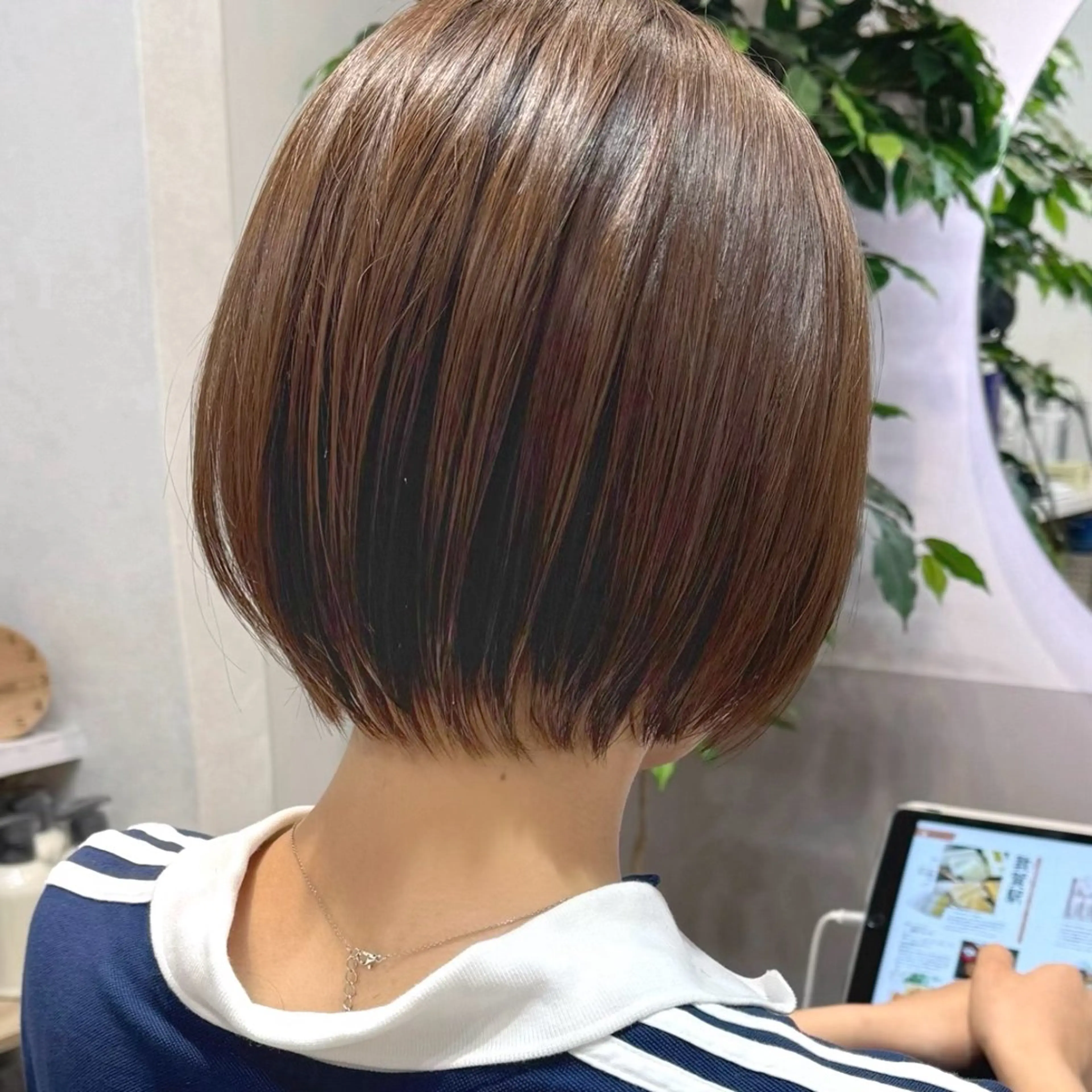 ショート ショートボブ ボブ ショートヘア カット トリートメント On所属・新宿　ショート・ボブ カットモデル募集のヘアスタイル