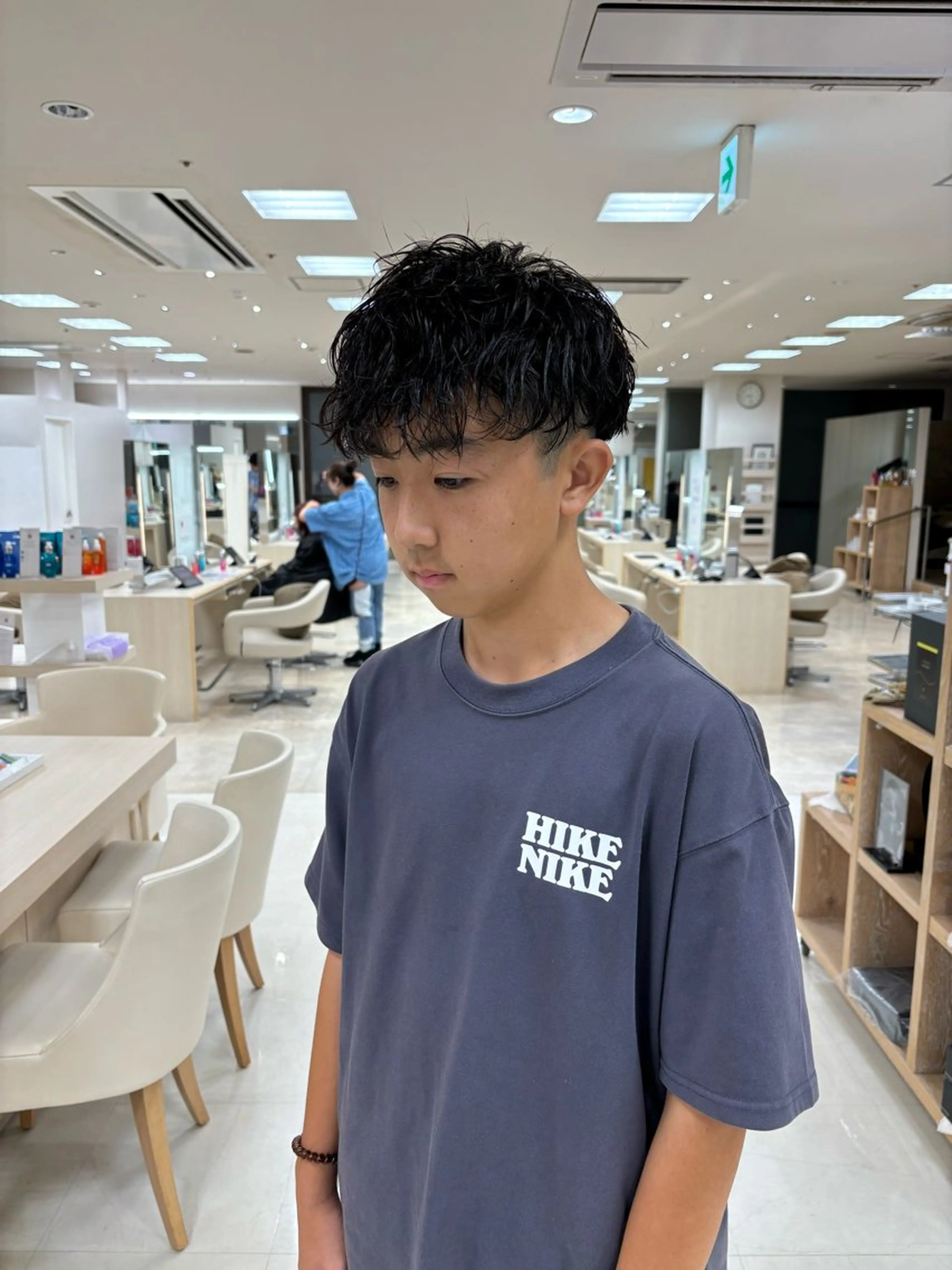 パーマ メンズ カット パーマ トリートメント 湘南/メンズパーマ/ ハイライト/ユチカのヘアスタイル