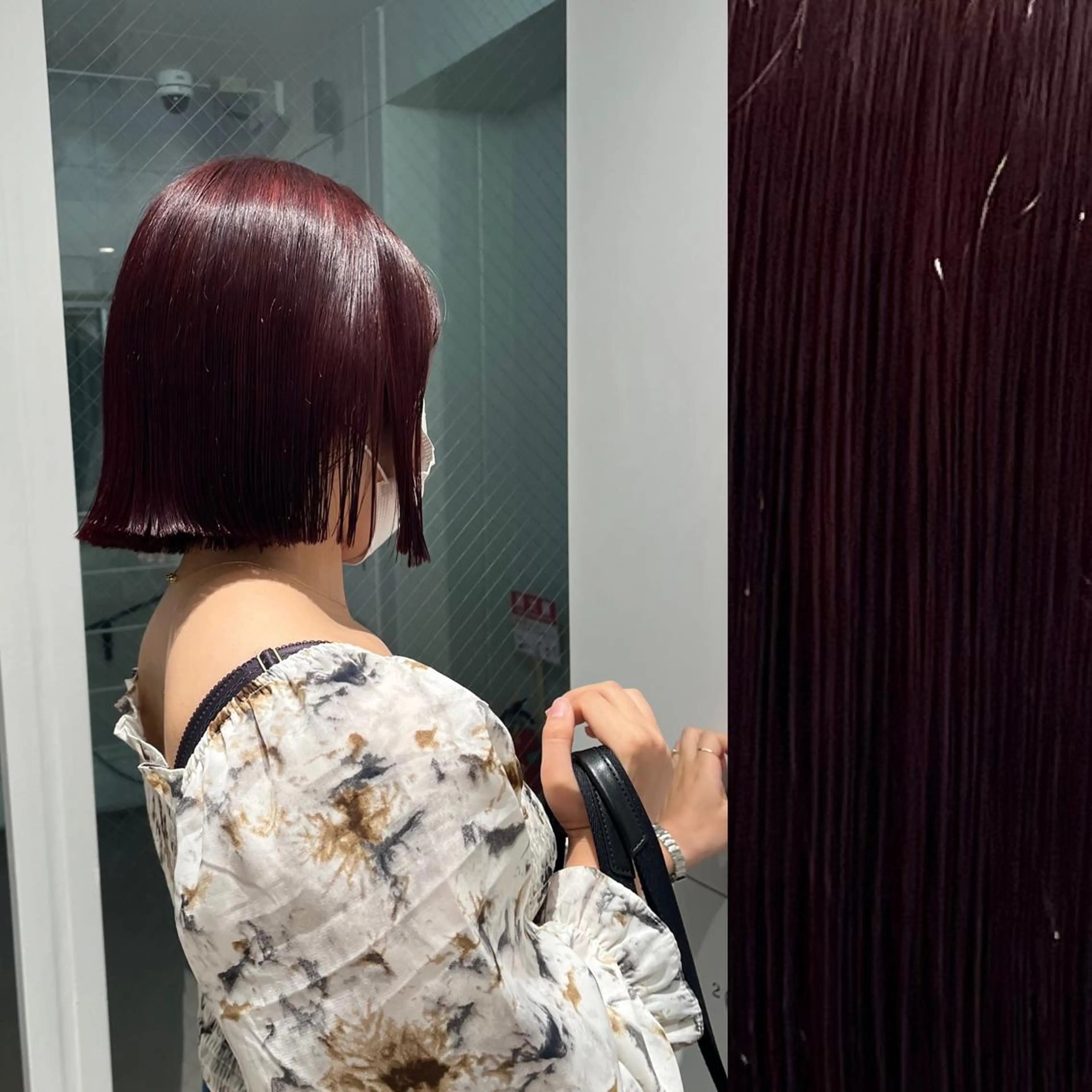 ミディアム カラー ヘアアレンジ ベージュカラー ブリーチ ブラウンカラー ケアブリーチ カシス stylist ◎RUKI.のヘアスタイル