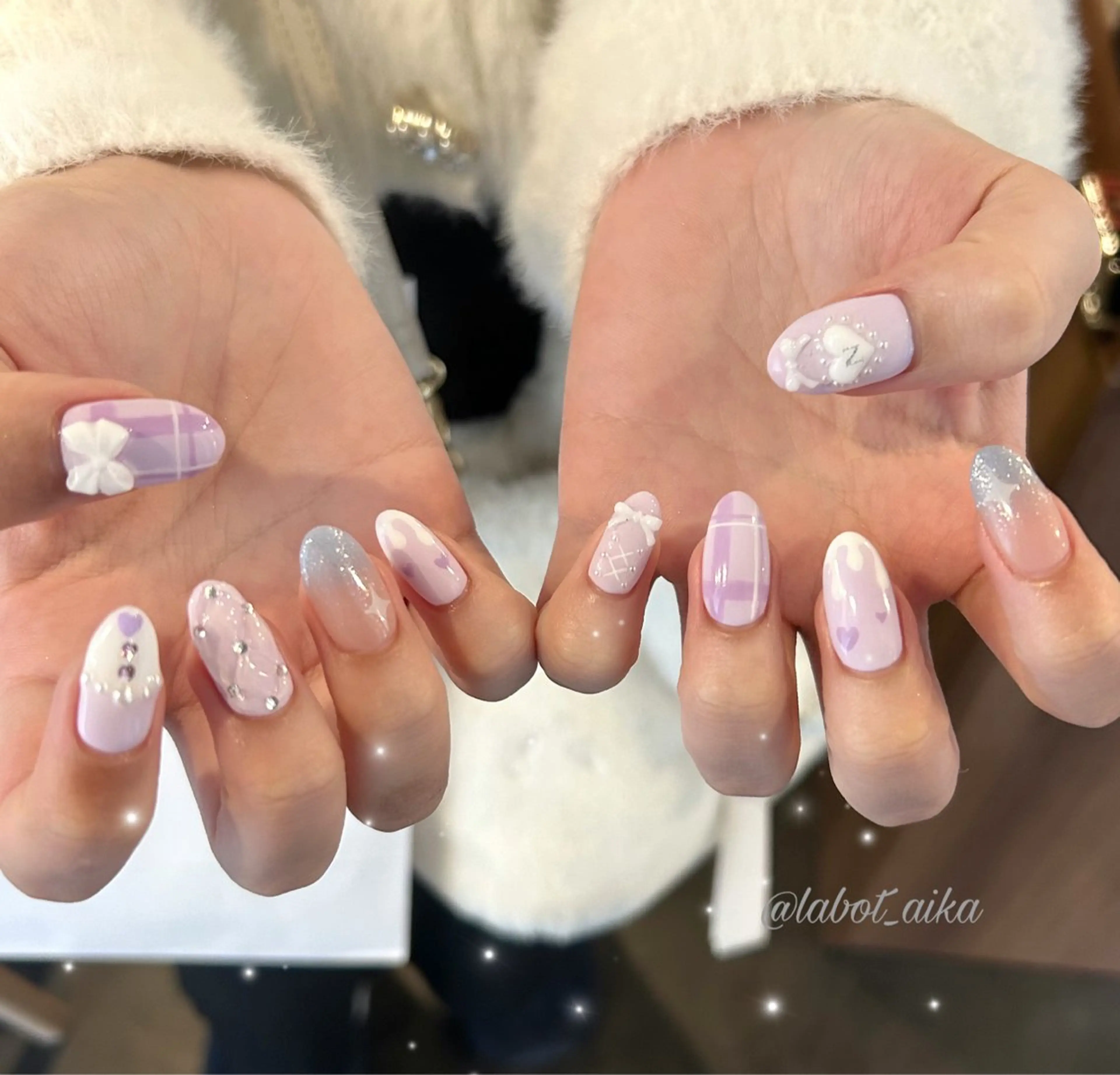 ネイル laboT nuit aikaのネイルデザイン