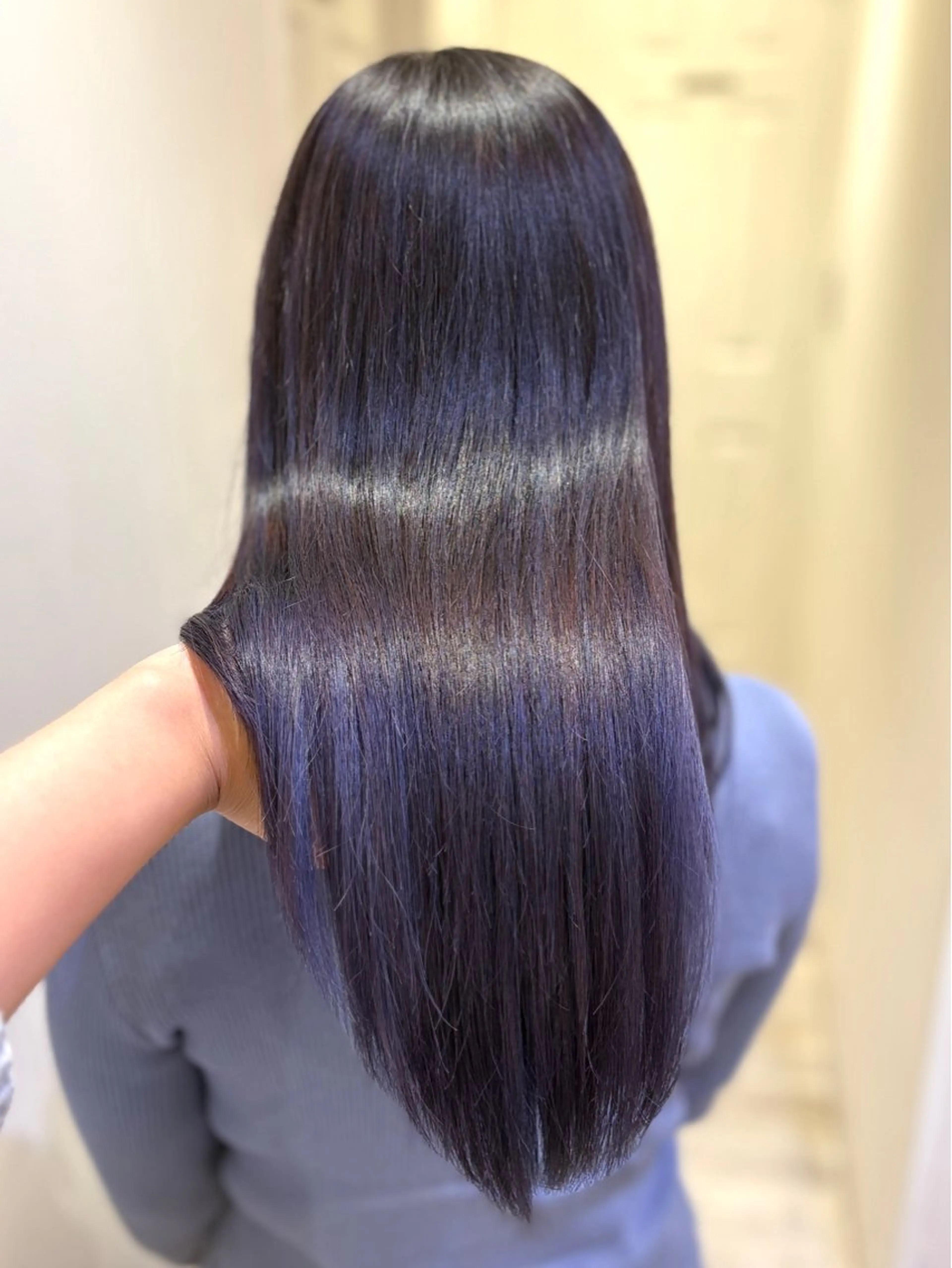 ロング カラー 💙mai🫧 縮毛矯正・ハイライトのヘアスタイル
