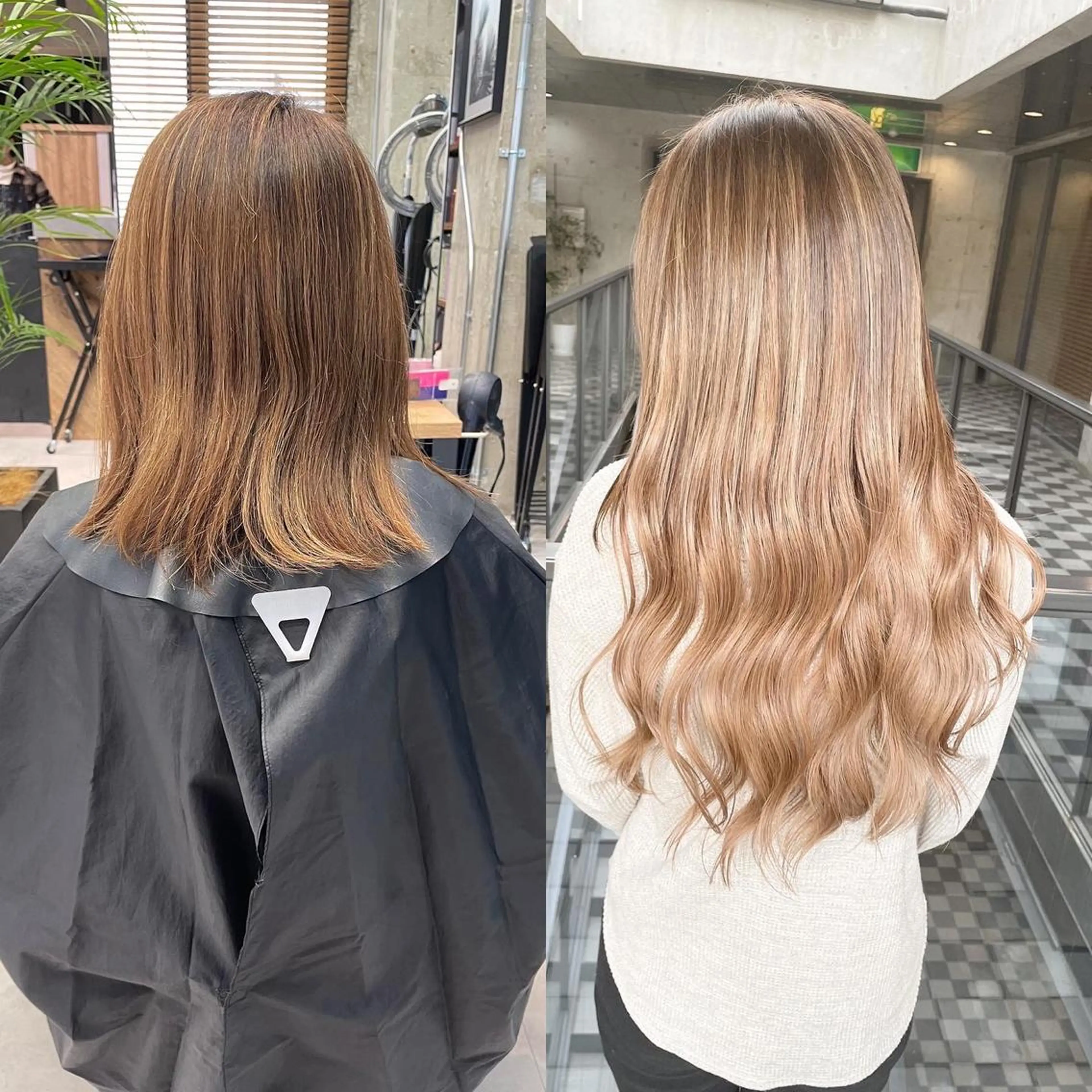 ロング カラー ヘアアレンジ TATSUYA アートディレクターのヘアスタイル