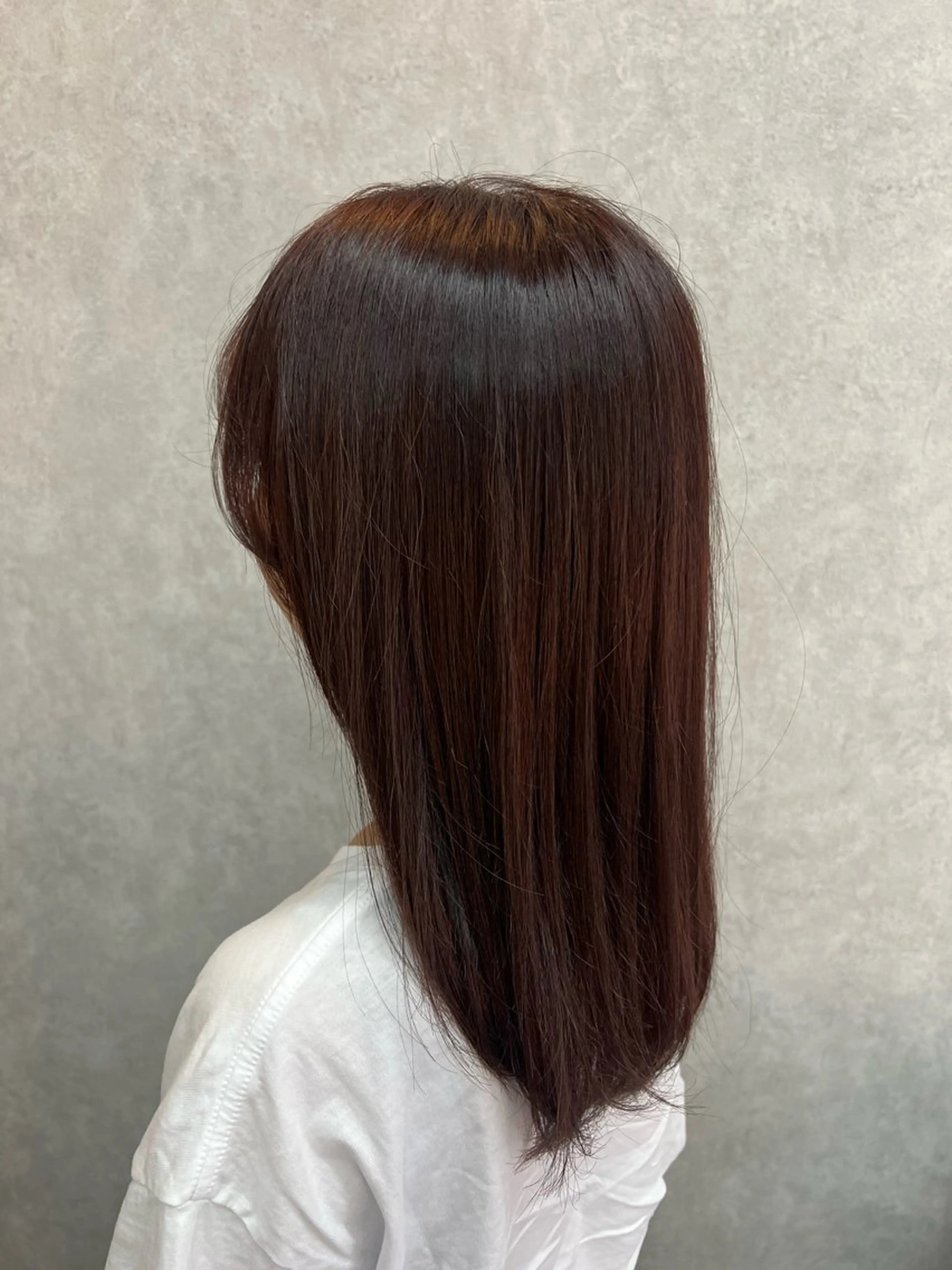 セミロング カラー 松本 心雪🌱‬のヘアスタイル