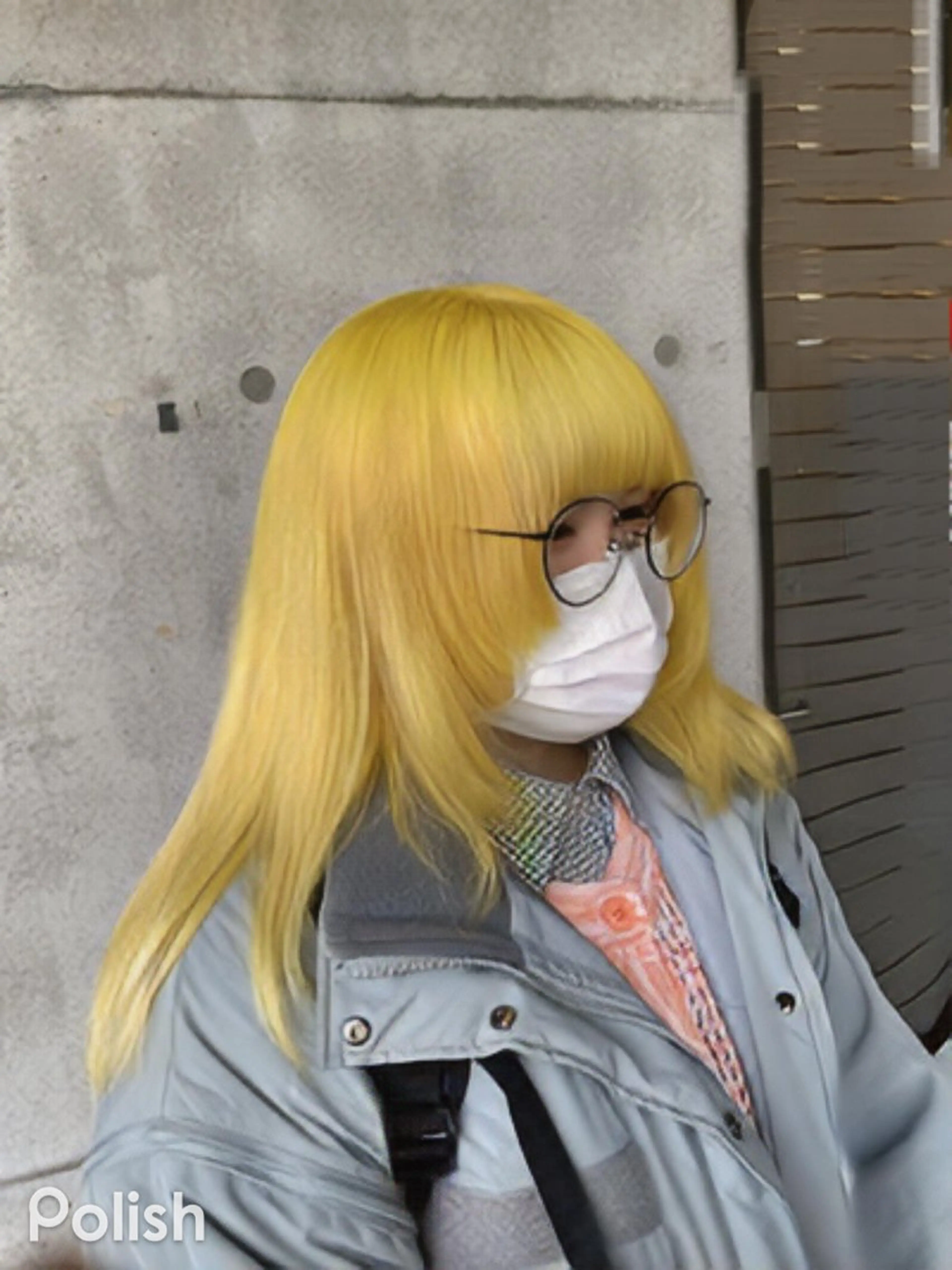 ミディアム イエローカラー ウルフカット 🌙似合わせ専門 照井🌙のヘアスタイル