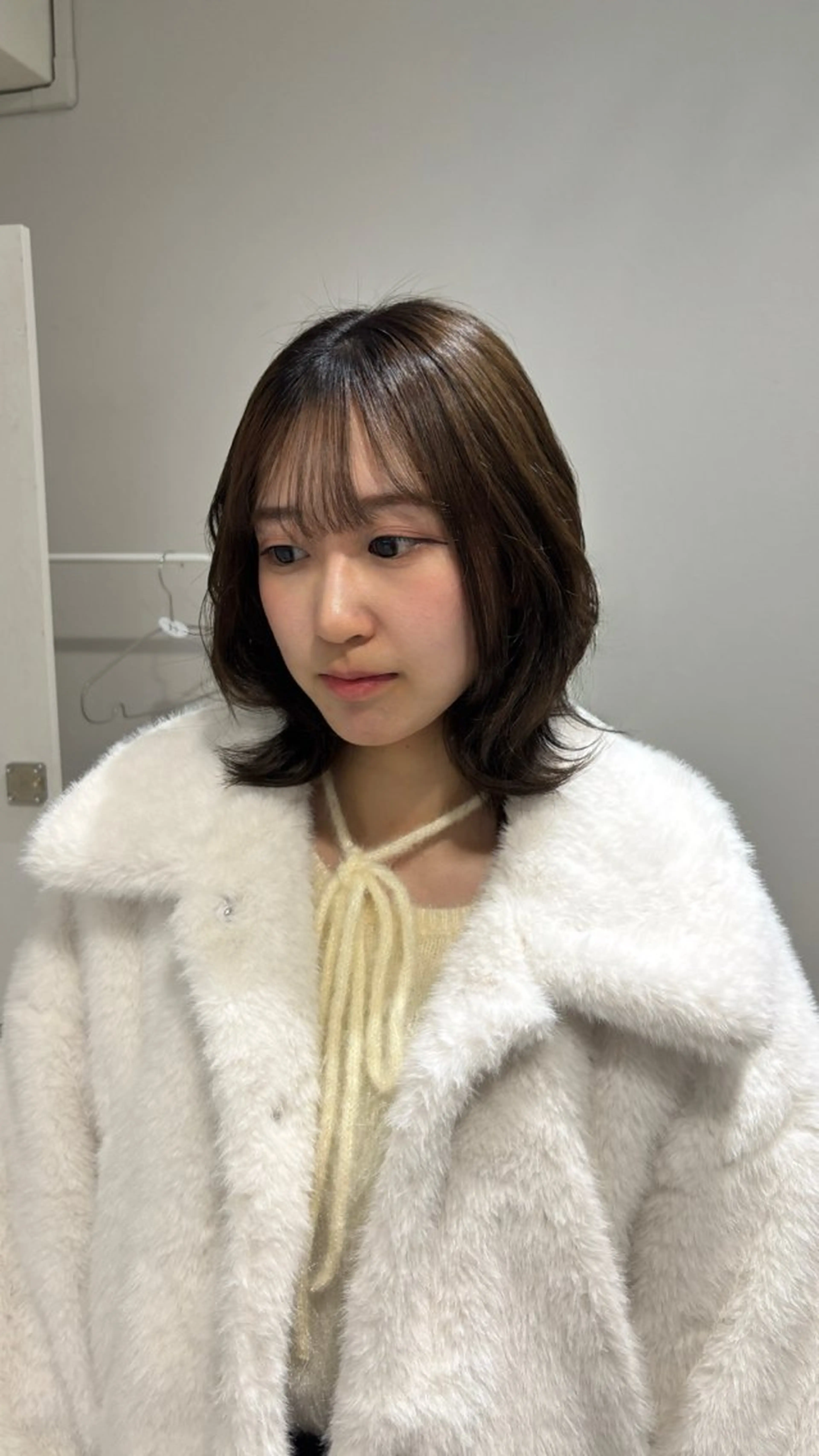 ミディアム カラー ヘアアレンジ ヘアカラー piLLon mayuのヘアスタイル