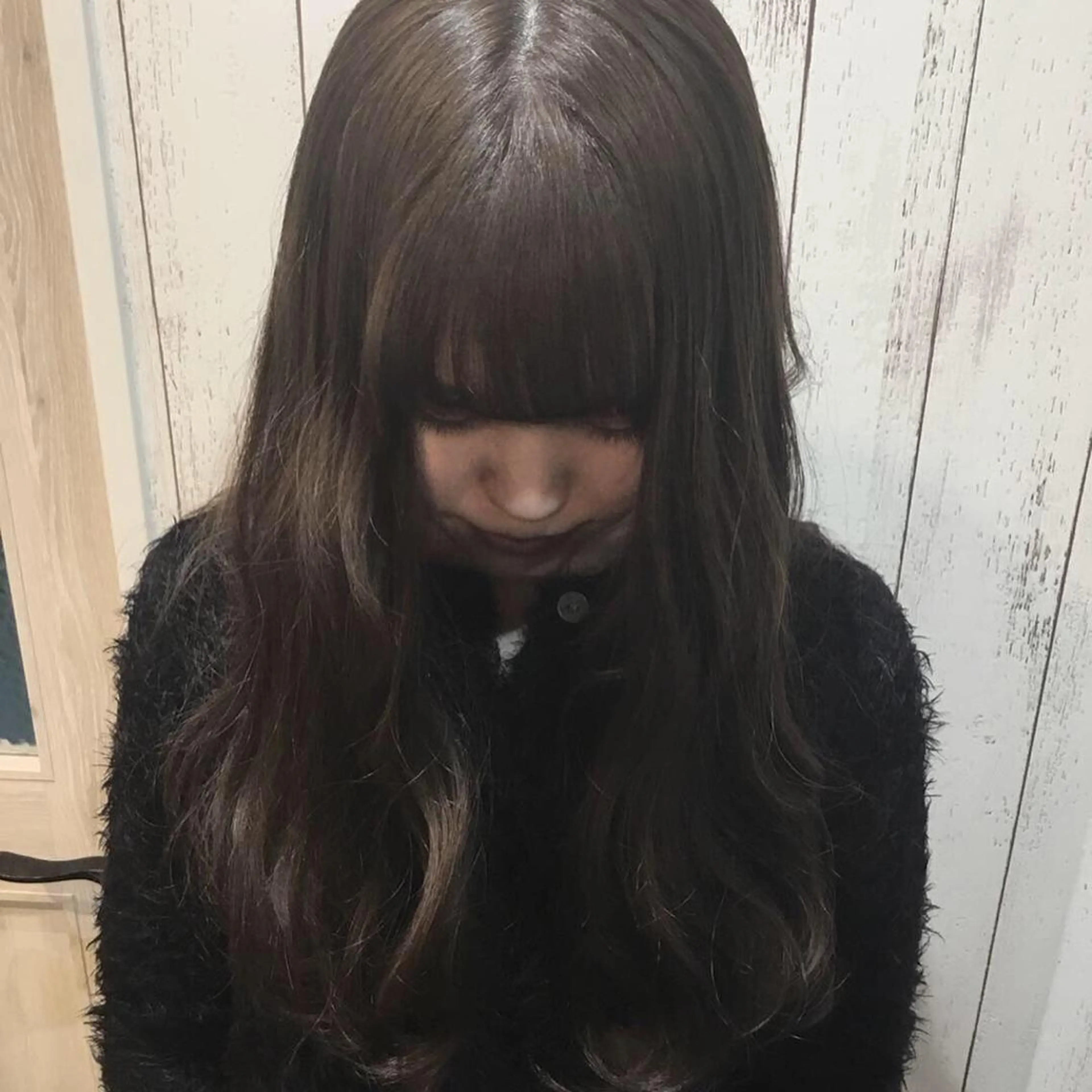 ロング カラー 金崎 新吾のヘアスタイル