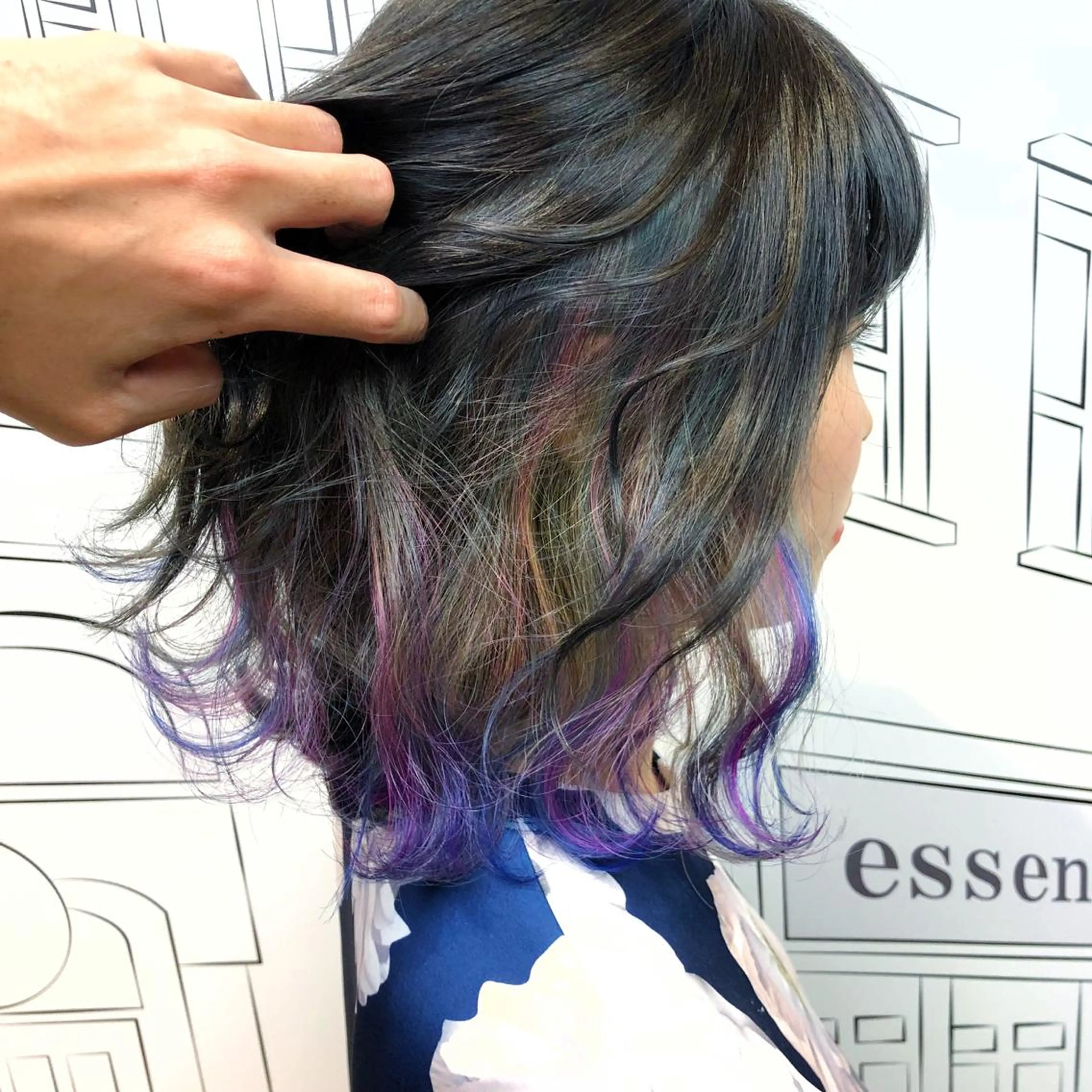 カラー ユニコーンカラー レイヤー⭐️カラー ⭐️平川雅史のヘアスタイル