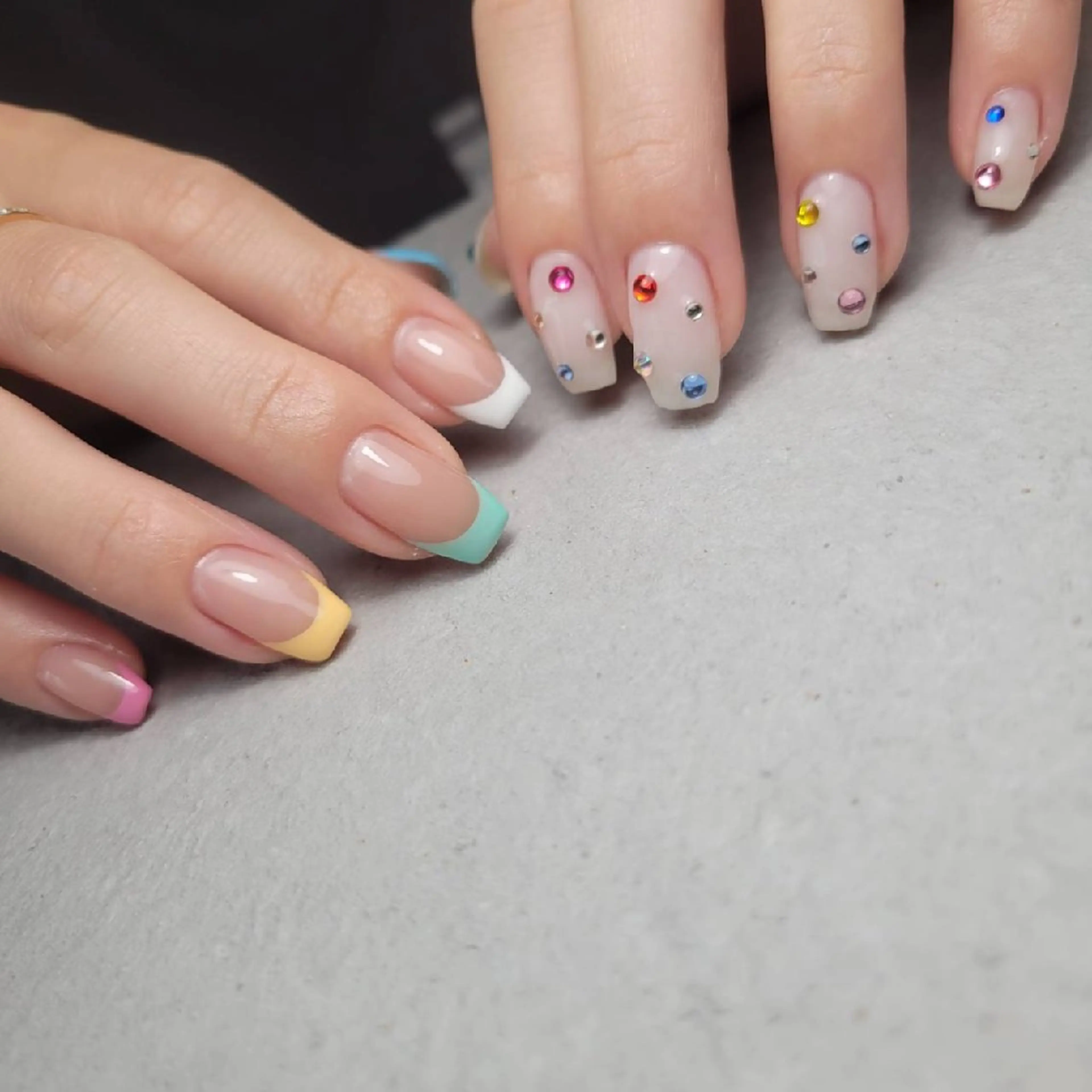 ネイル キラキラネイル ハンドネイル MU5-nail 金山ネイルサロンのネイルデザイン