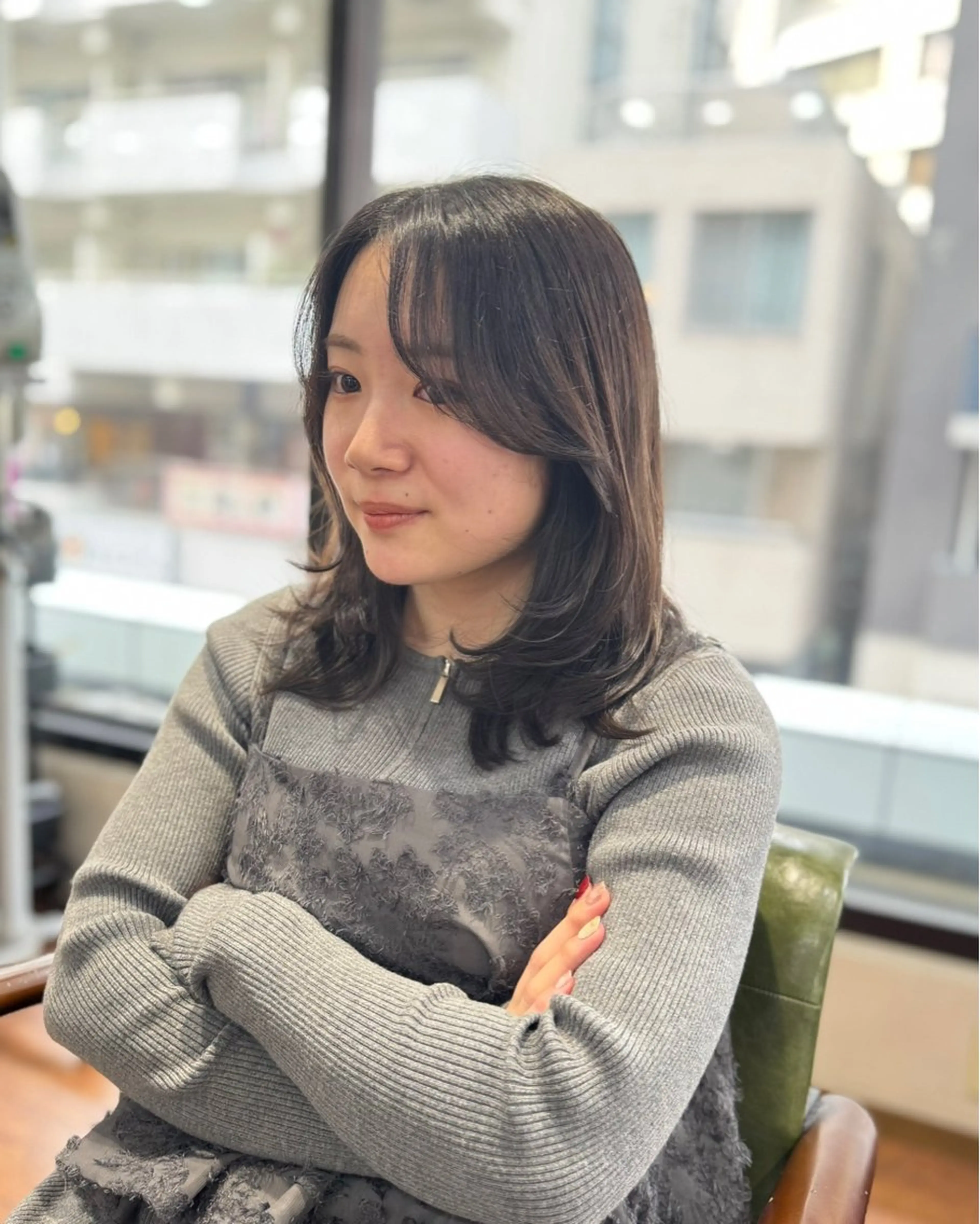 ミディアム 韓国ヘア特化型美容師 MITSUI🇰🇷のヘアスタイル