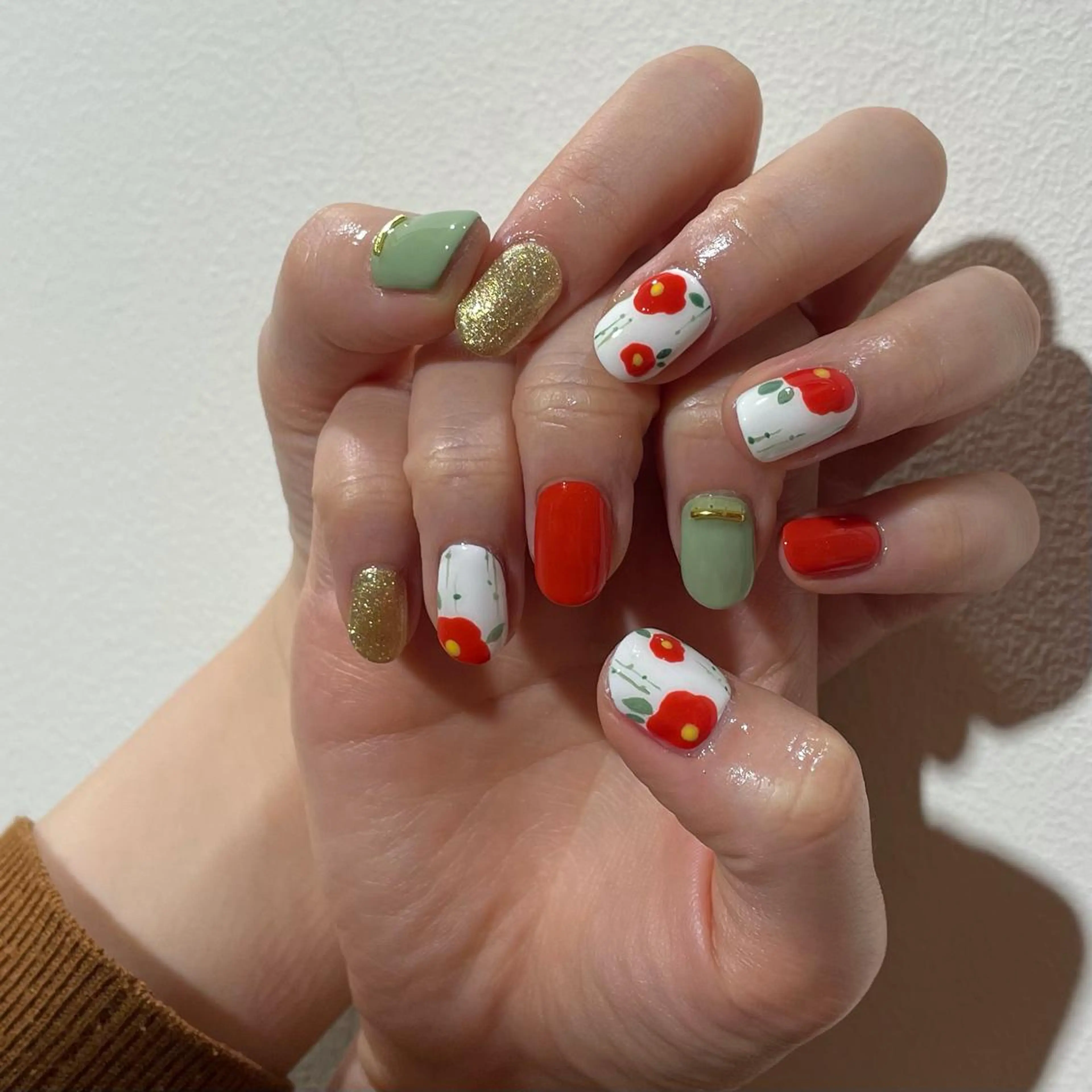 ネイル ハンドネイル 新井 ひなののネイルデザイン