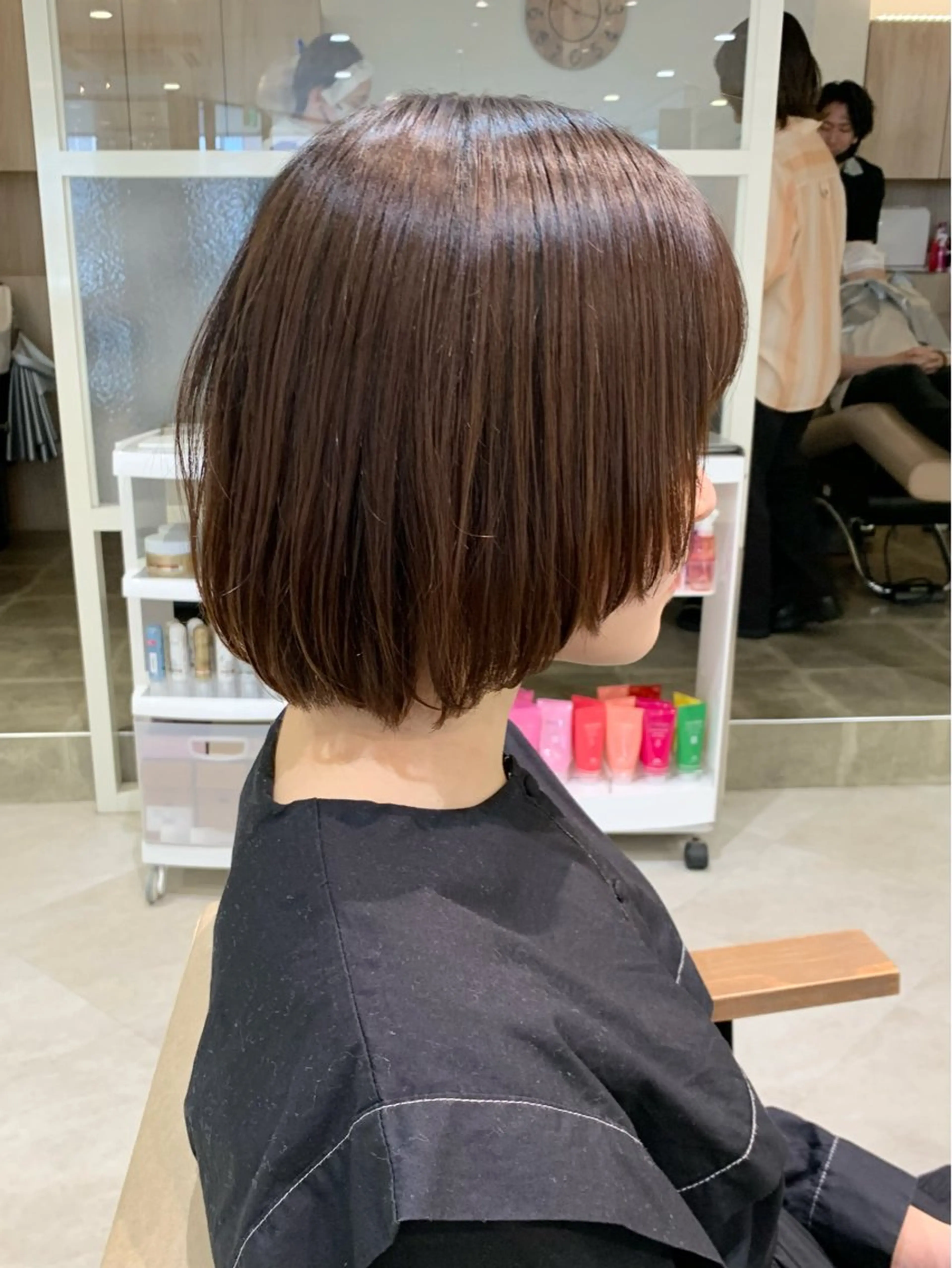 ショート カラー フェザー/ニュアンス パーマ/ryutoのヘアスタイル