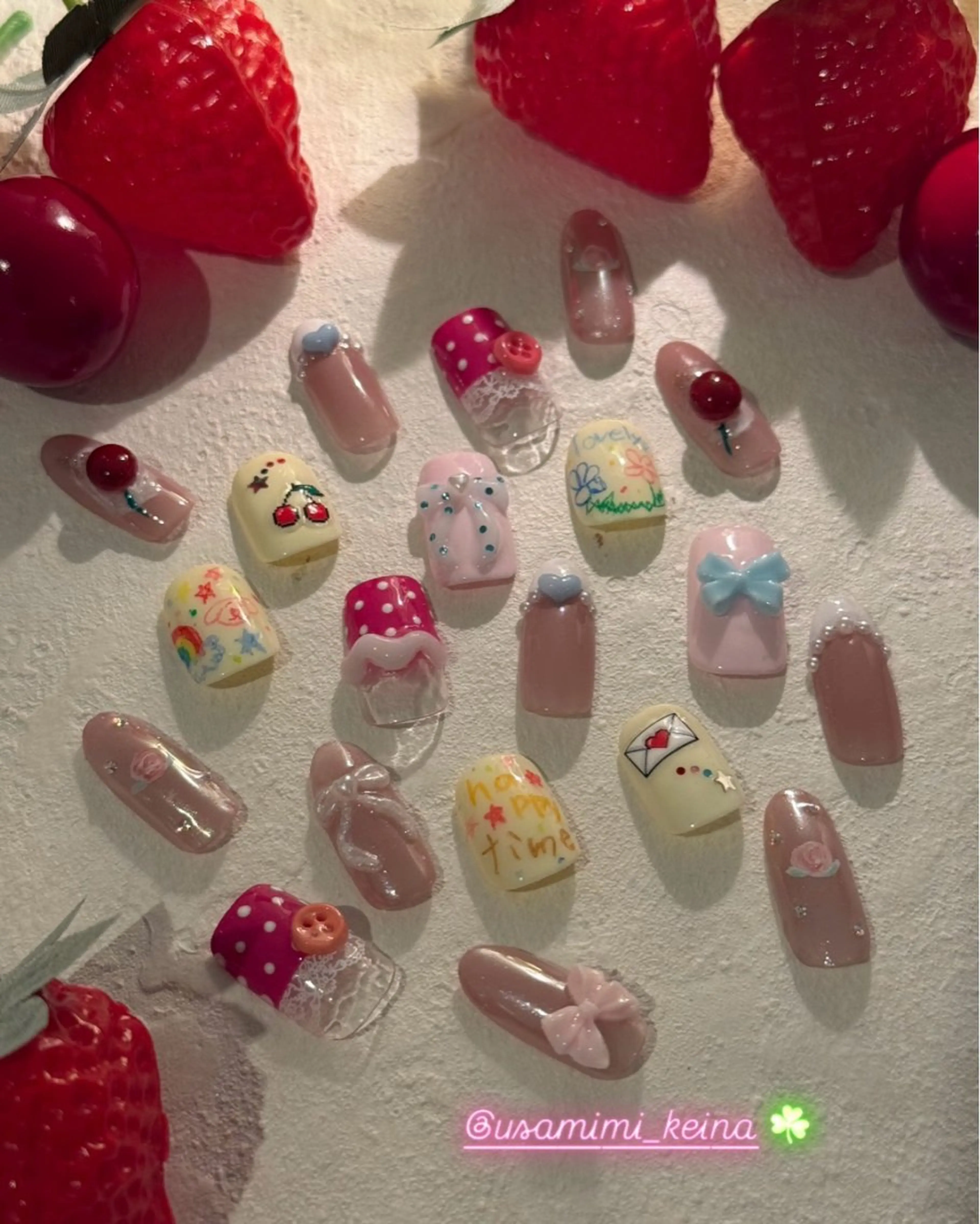 ネイル ハンドネイル 本町NailUsaM imi KEINAのネイルデザイン