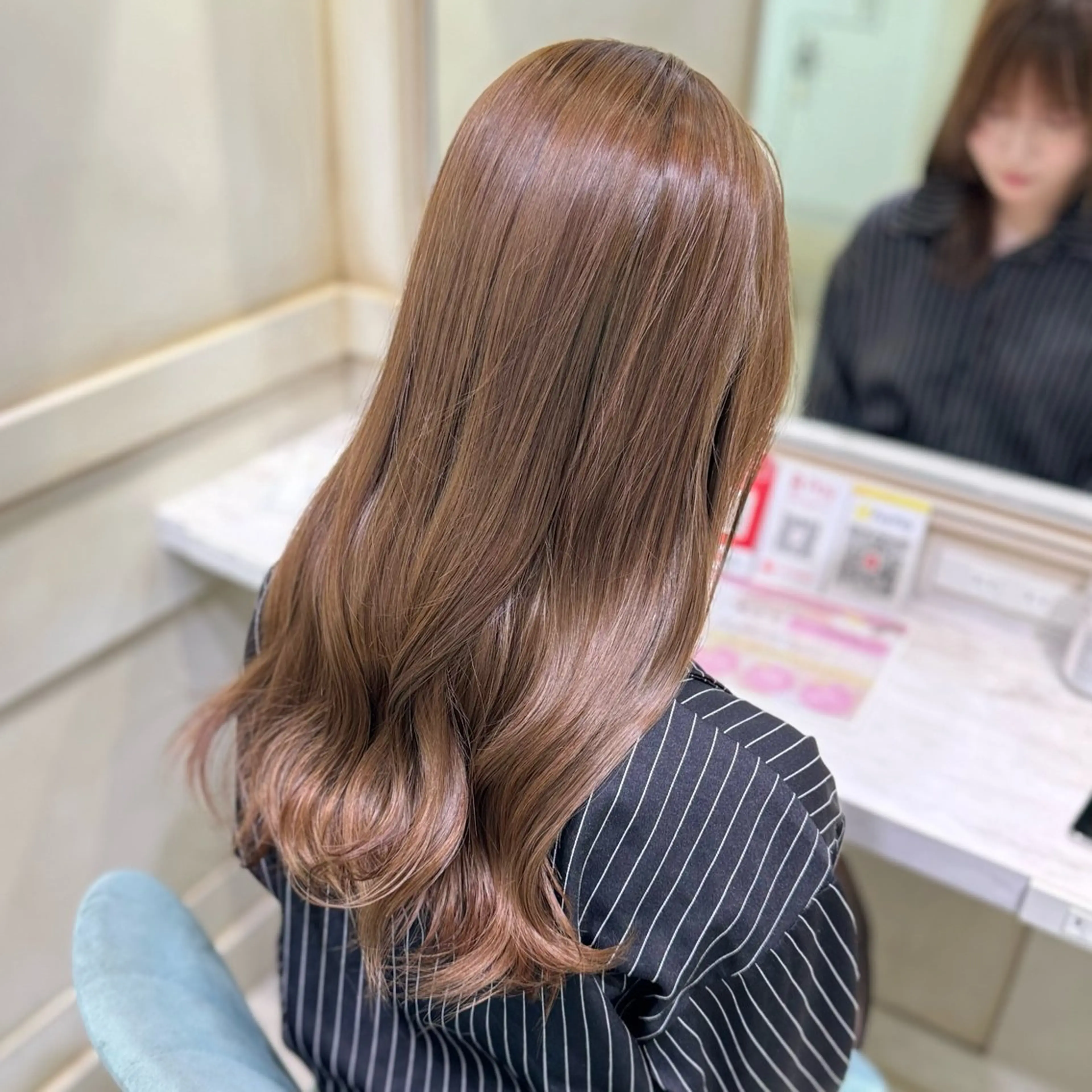 ロング カラー ヘアカラー トリートメント 透明感カラー/ kazusaのヘアスタイル