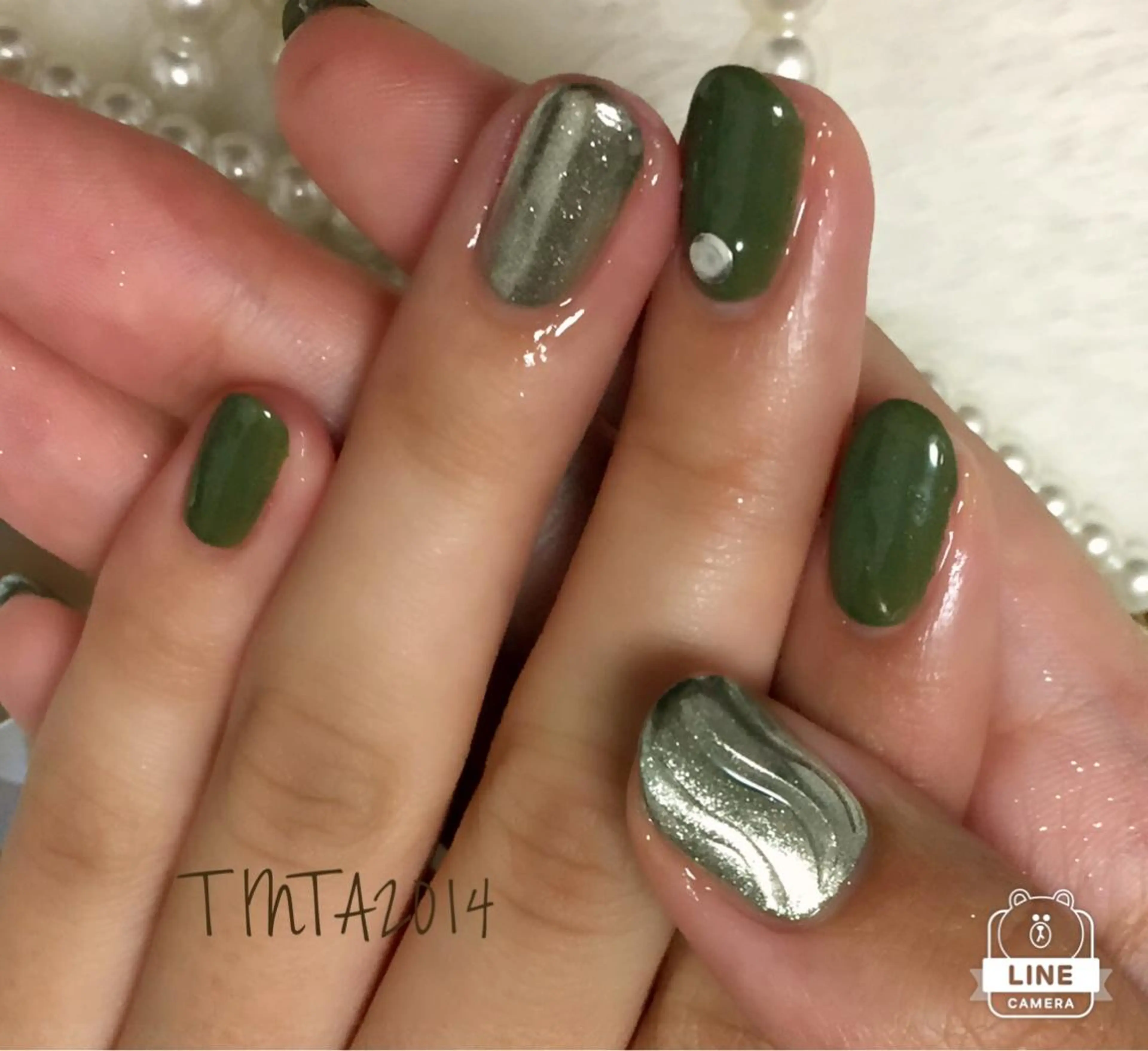 ネイル 冬ネイル ネイルサロン ティンタ所属・馬場 典子のネイルデザイン