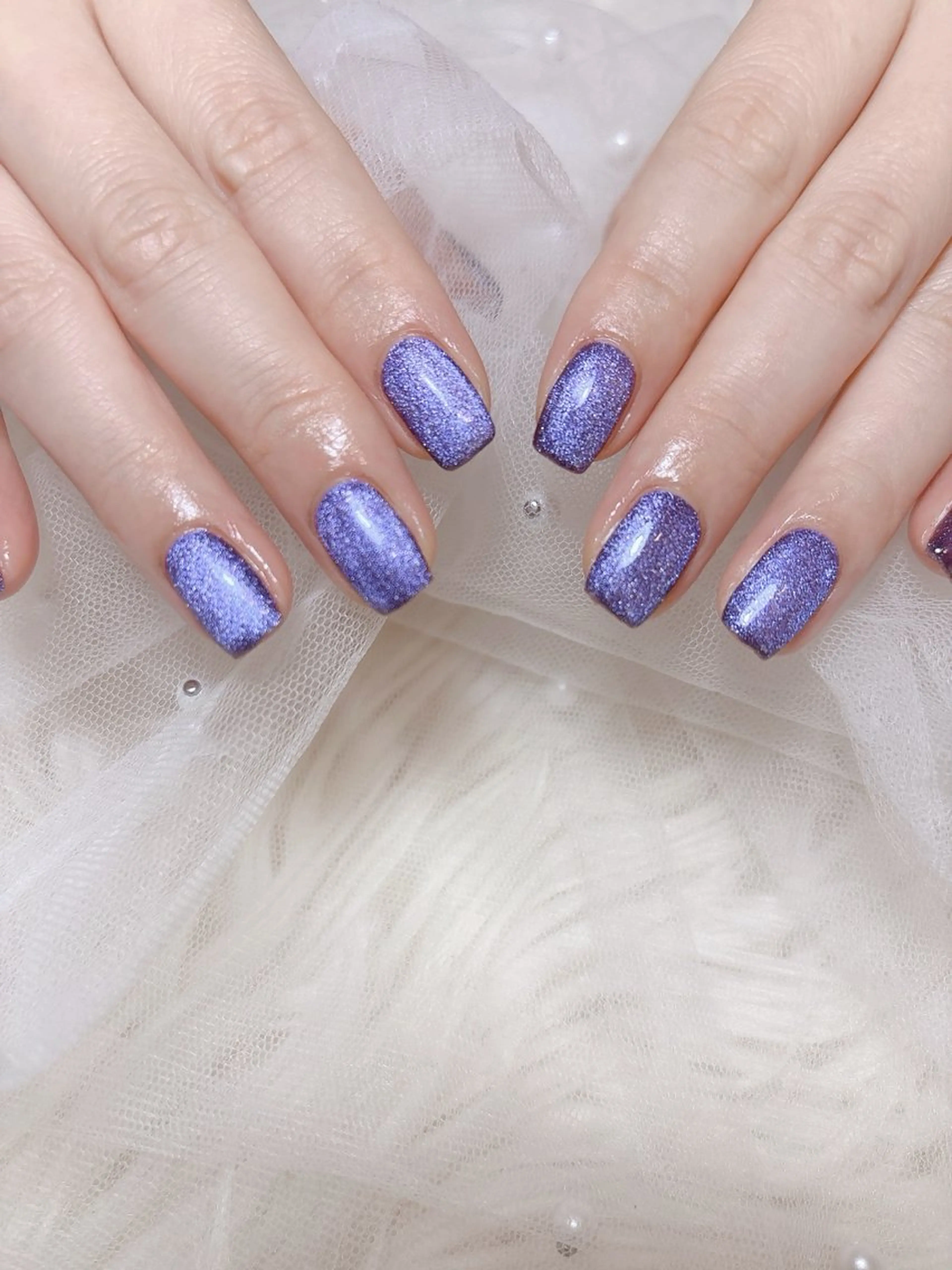 ネイル マグネットネイル ワンカラーネイル Bloom Nail Salonのネイルデザイン