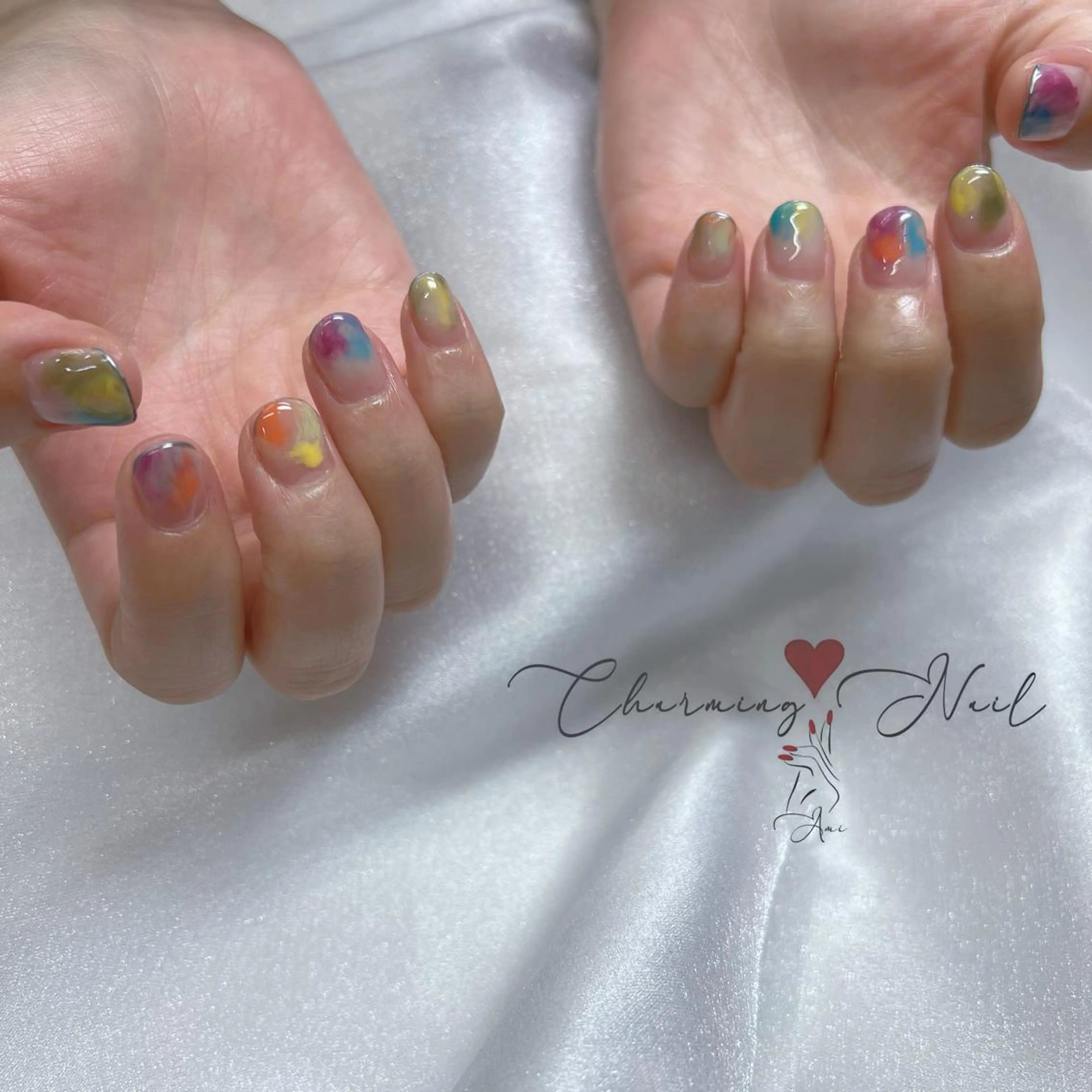 ネイル フレンチネイル ニュアンスネイル 夏ネイル Nailist Amiのその他イメージ