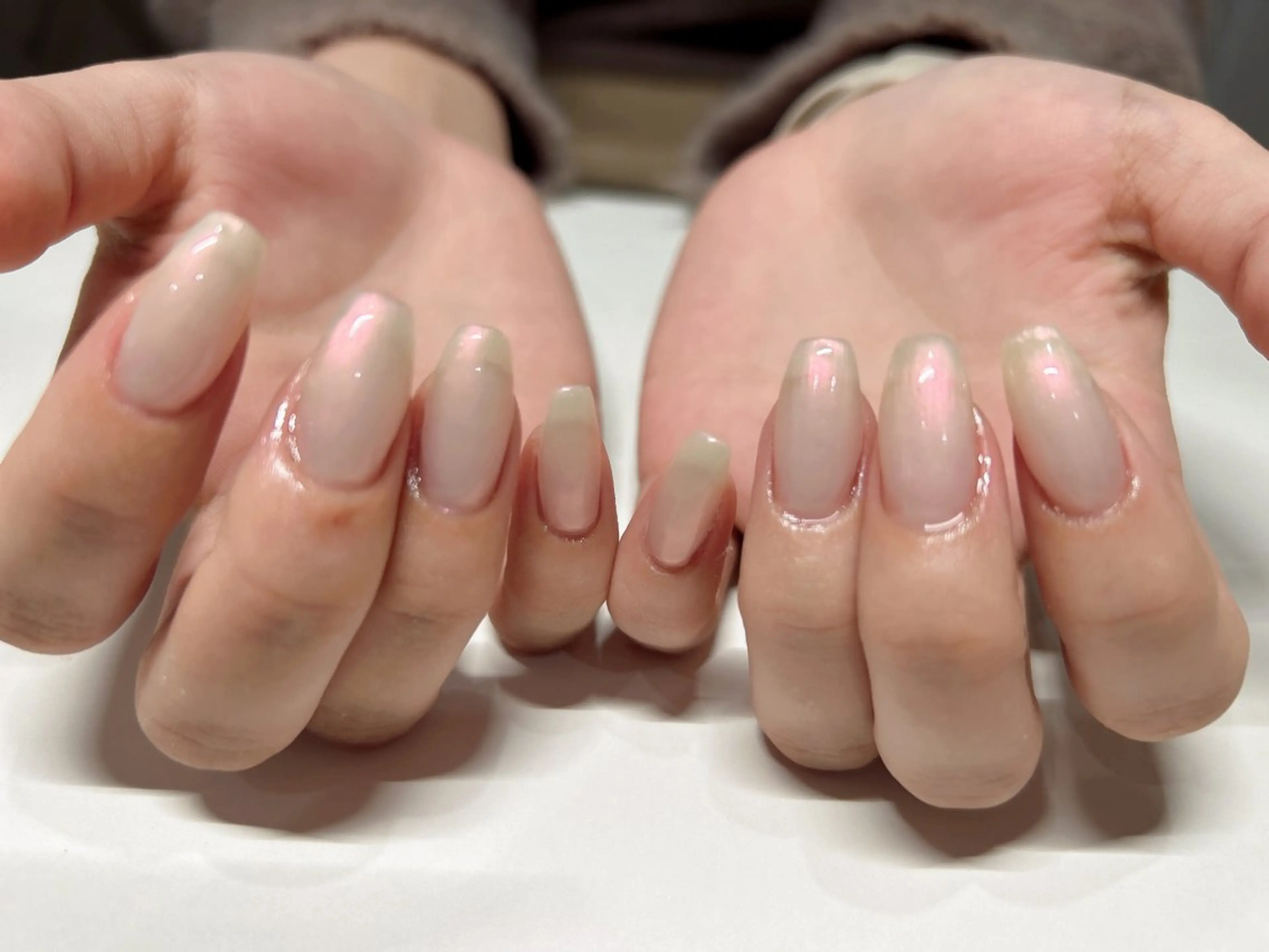 ネイル アートネイル フレンチネイル ジェルネイル グラデーション マグネットネイル ハンドネイル 加藤 洋美のネイルデザイン