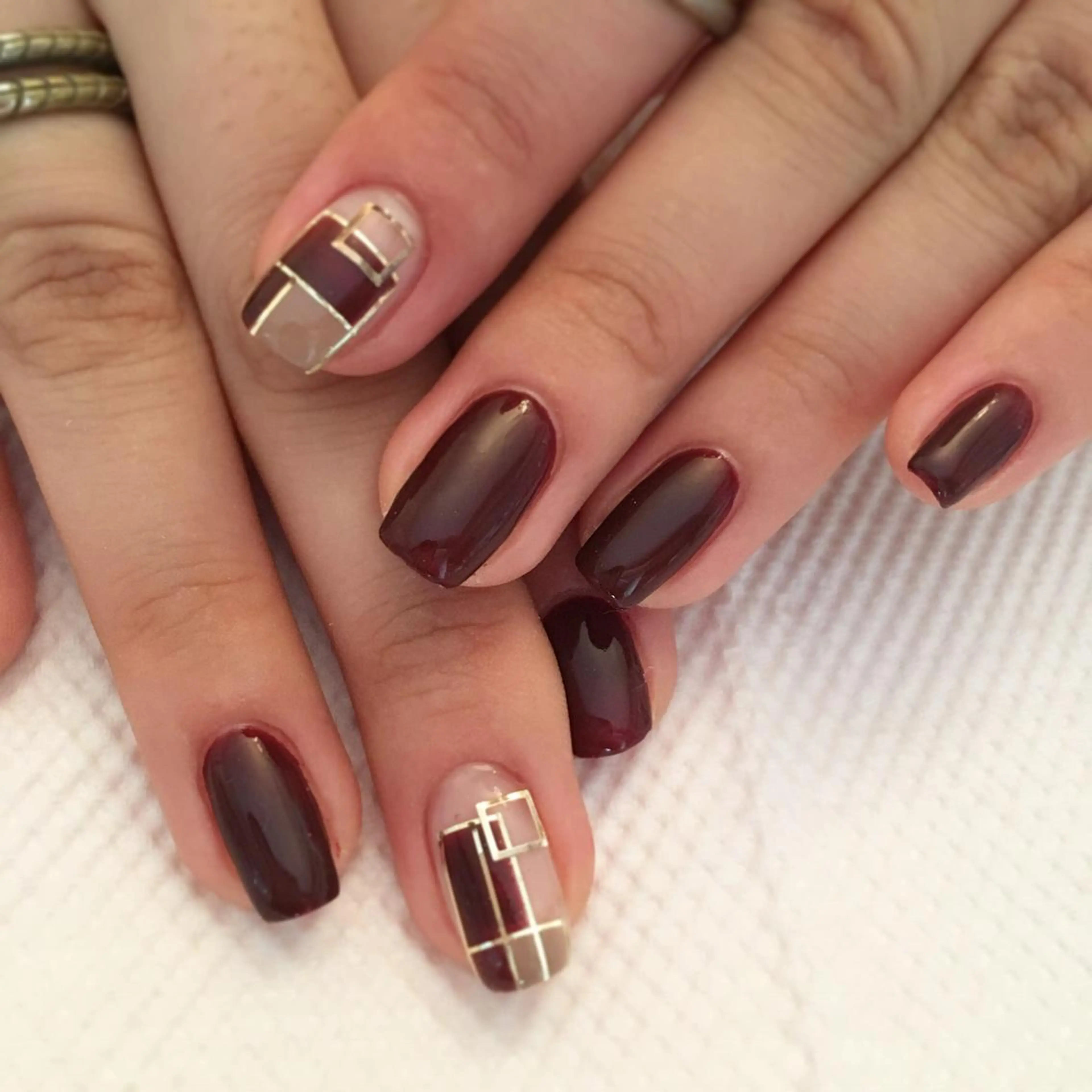 ネイル アートネイル ジェルネイル ワンカラーネイル 髙城 亜紀のネイルデザイン