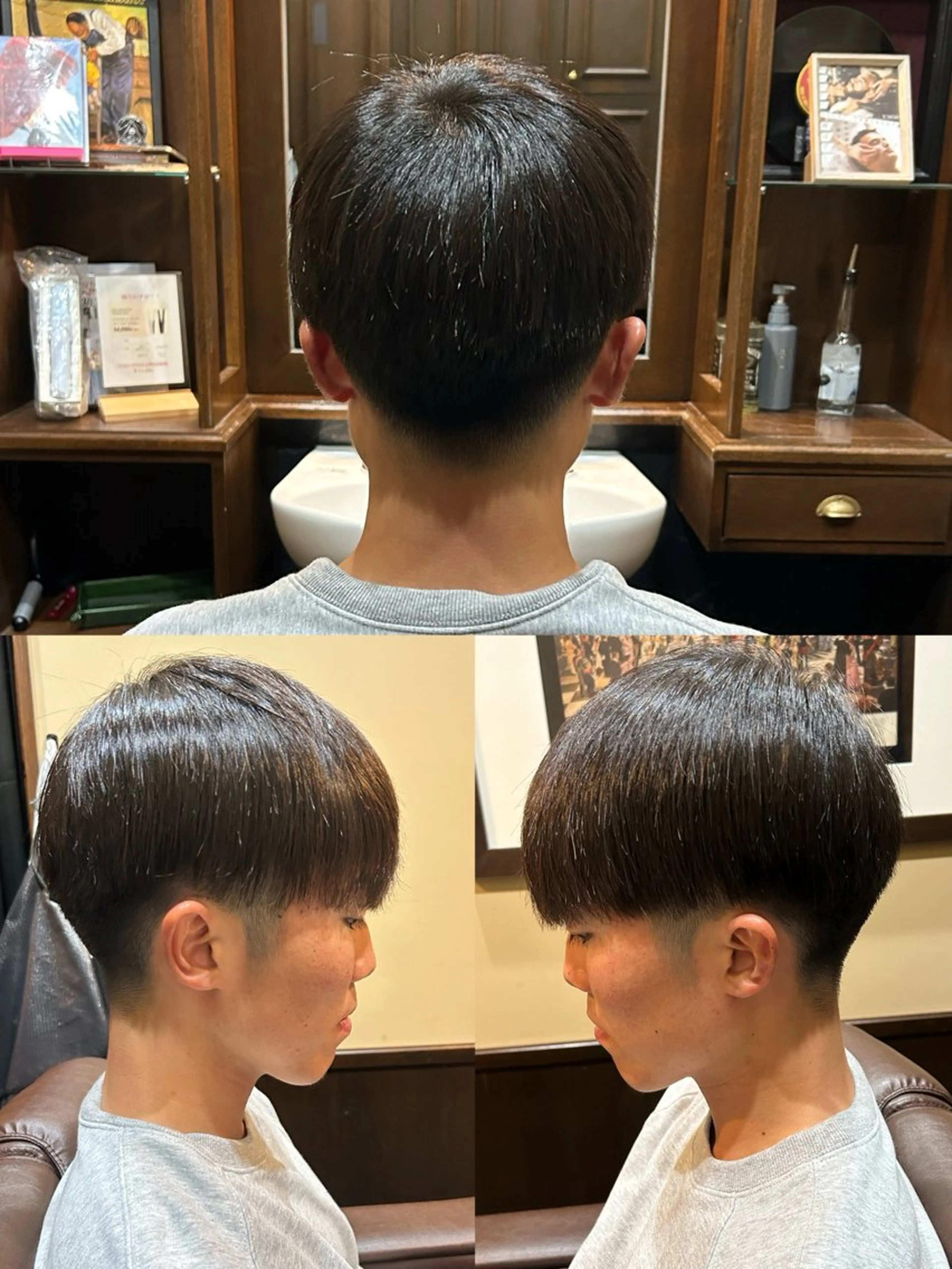 ミディアム メンズ ありが みさのヘアスタイル