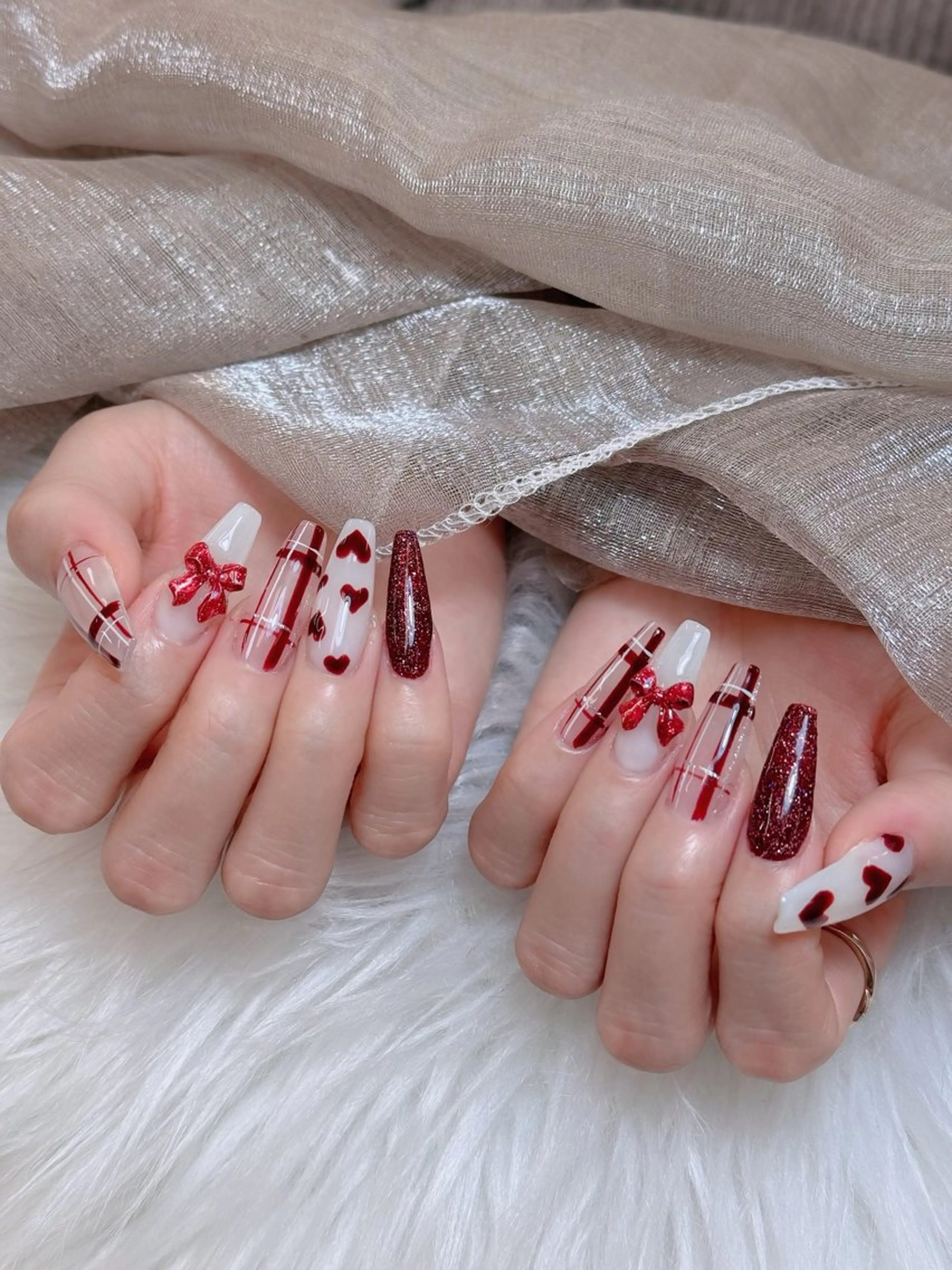 ネイル オーロラネイル チークネイル フットネイル フレンチネイル 韓国ネイル Lumi Shinokuboのネイルデザイン