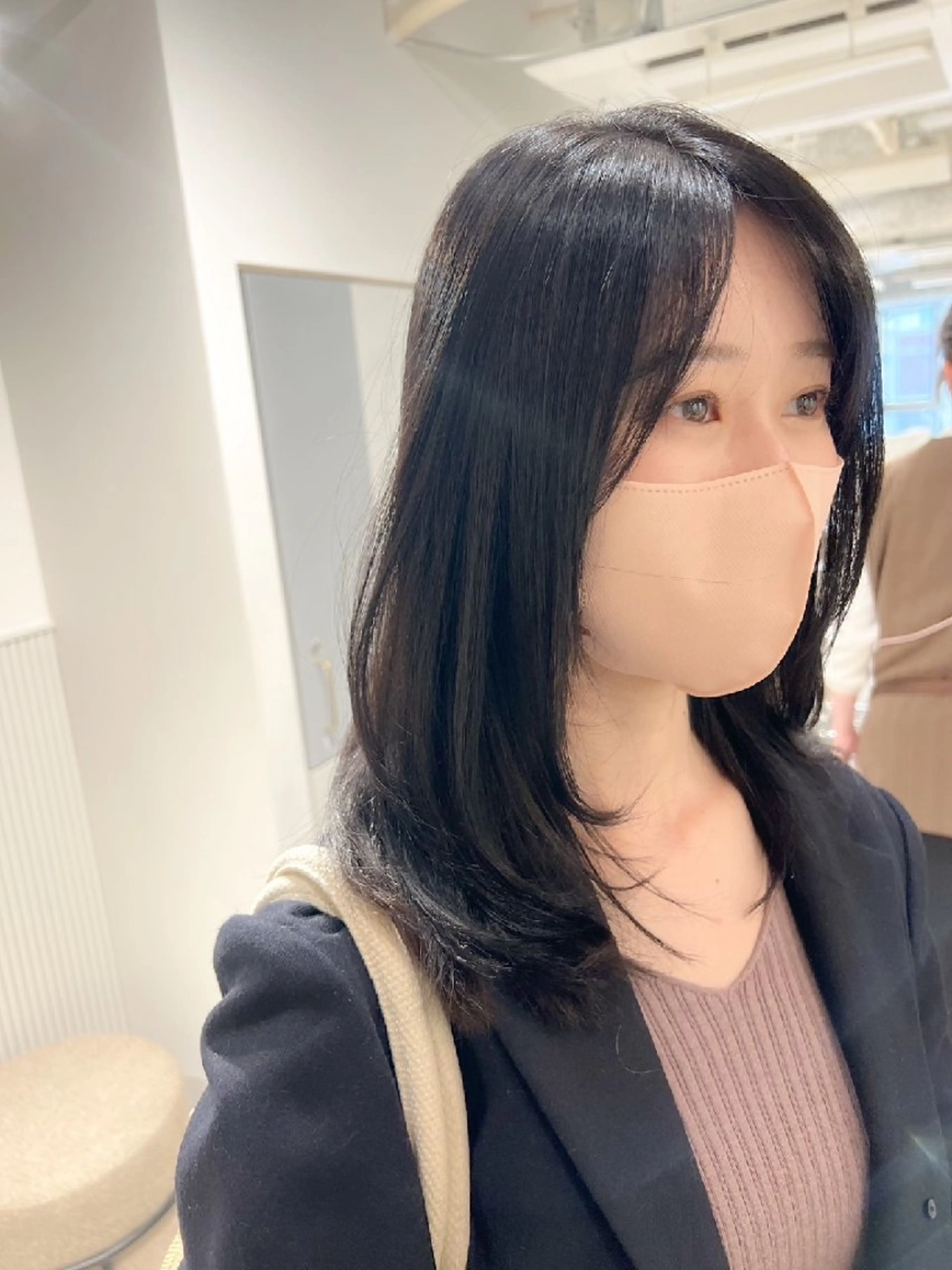 セミロング Yoshioka Norikoのヘアスタイル