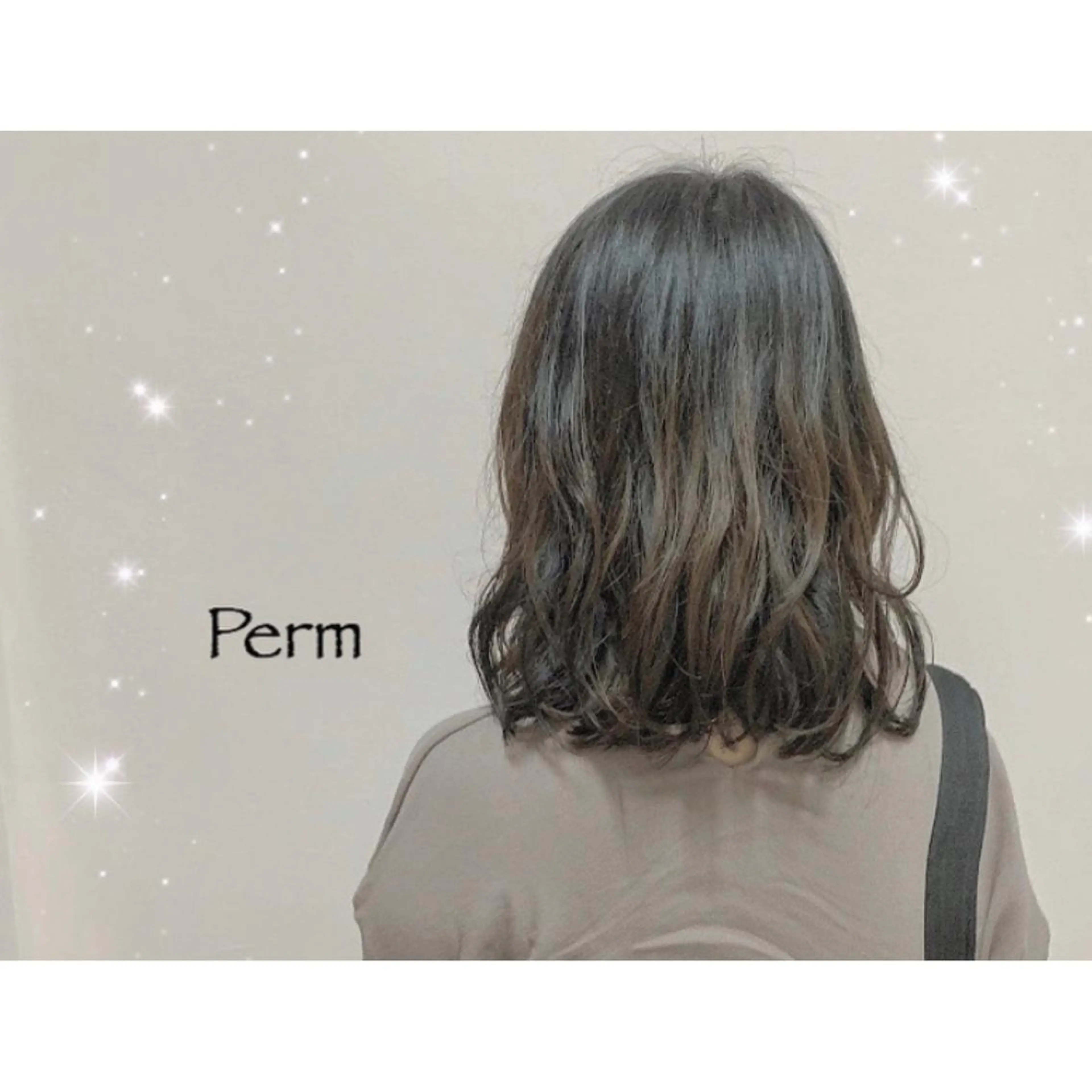 ミディアム パーマ ミディアムパーマ デジタルパーマ カット パーマ color coutureのヘアスタイル