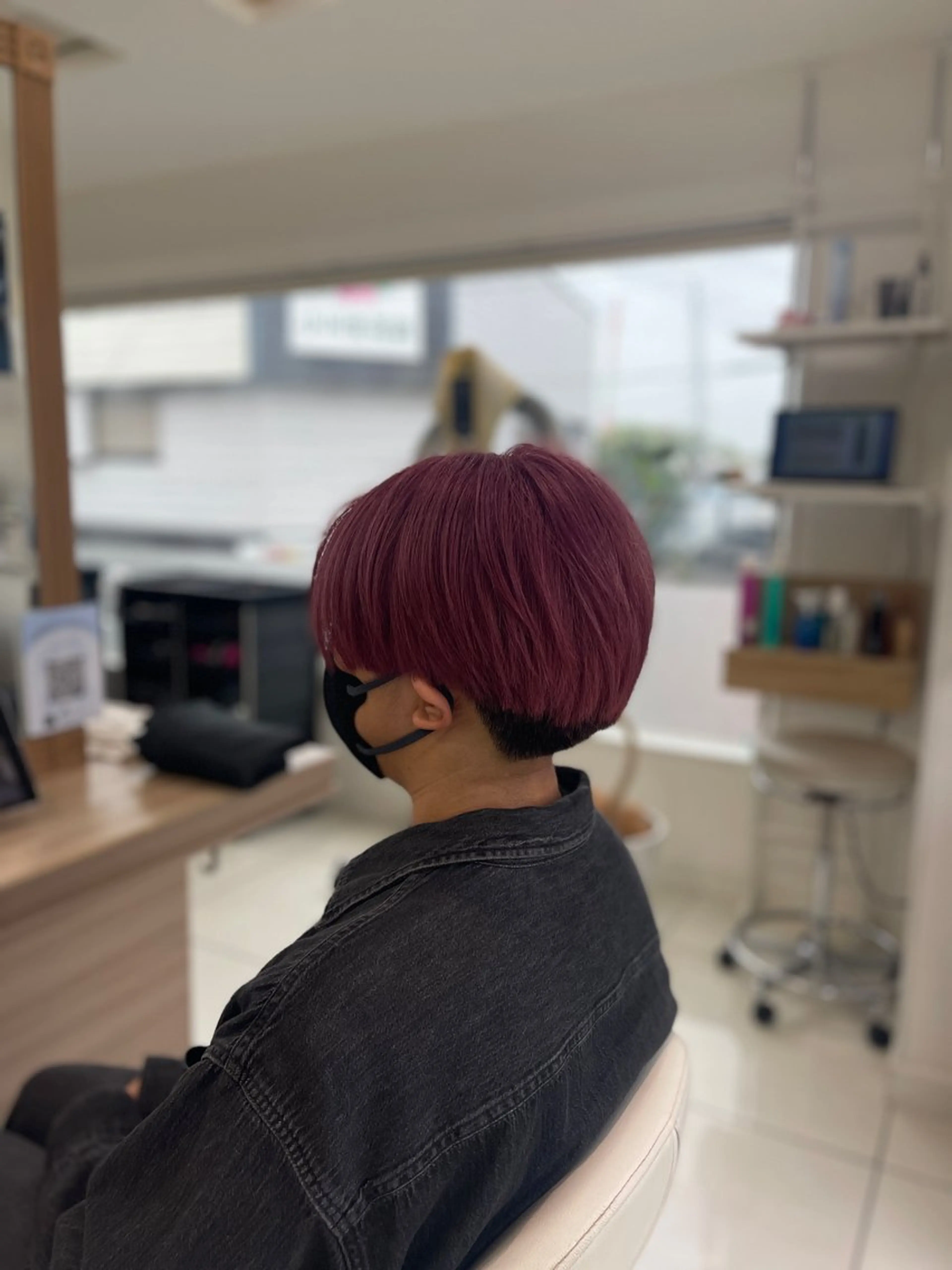 ショート カット ヘアカラー トリートメント 藤原 亜美🤍のヘアスタイル