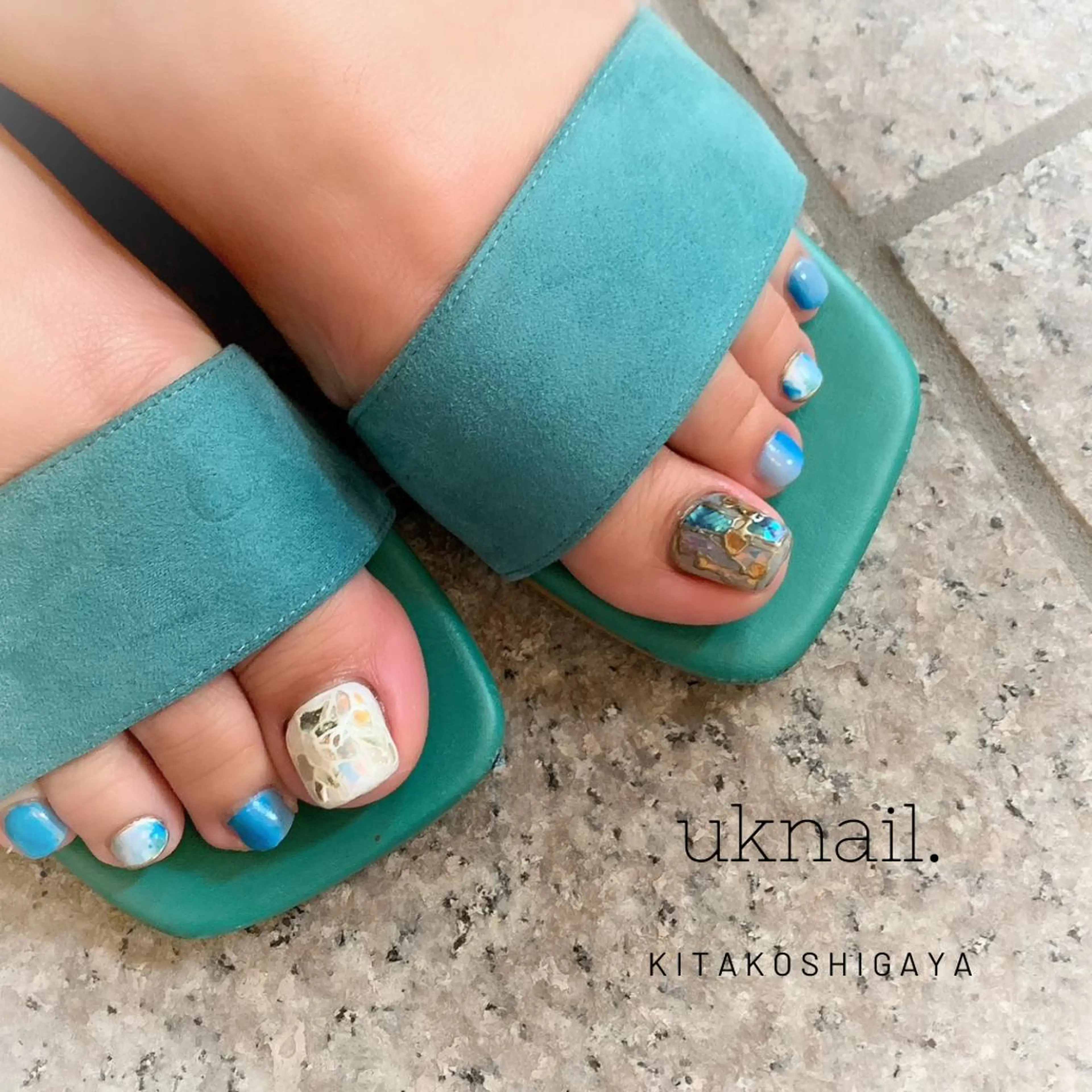 ネイル フットネイル 木下 ゆみのネイルデザイン