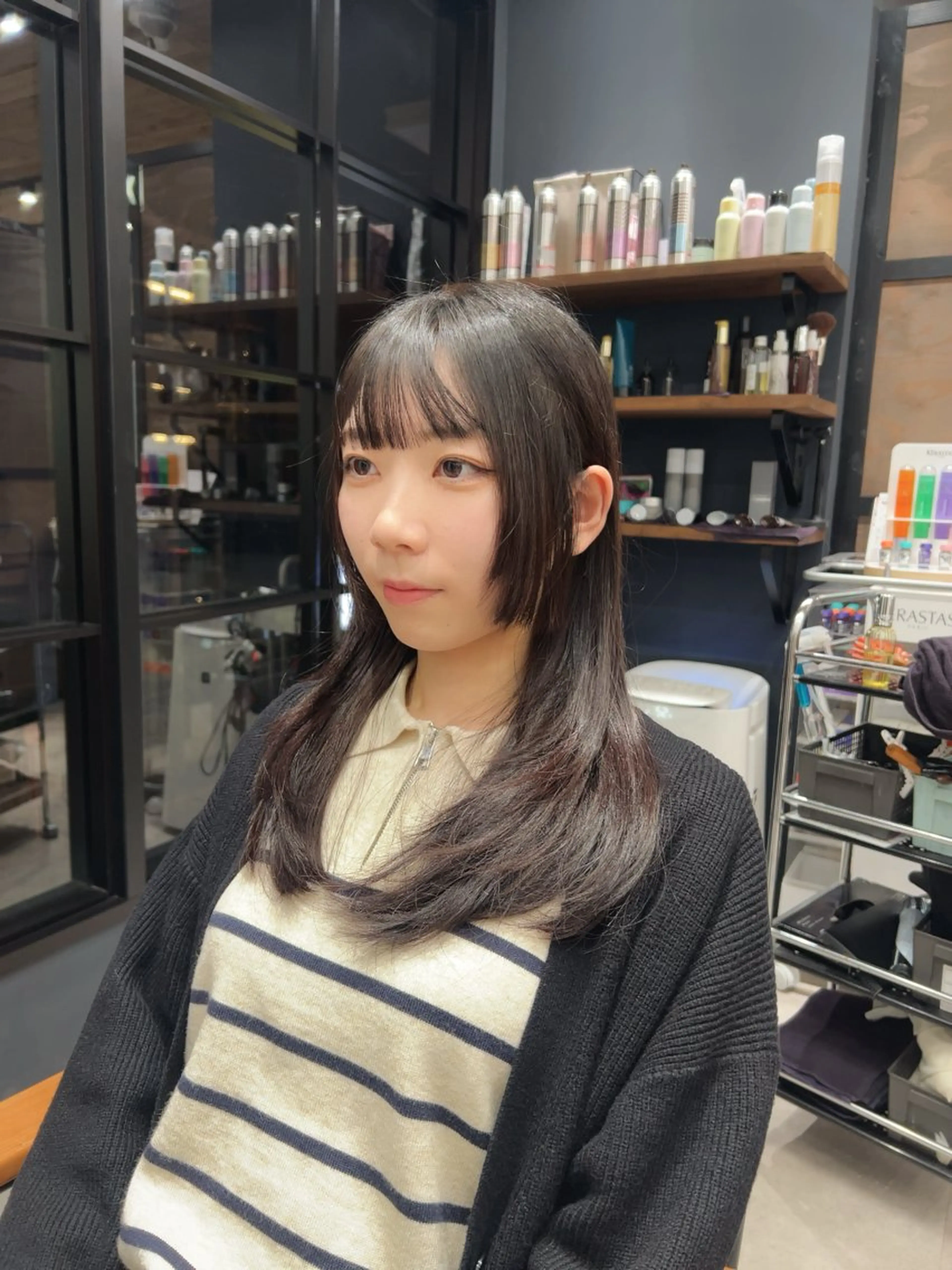 ロング レイヤー/韓国/ ハッシュ/高田翼のヘアスタイル