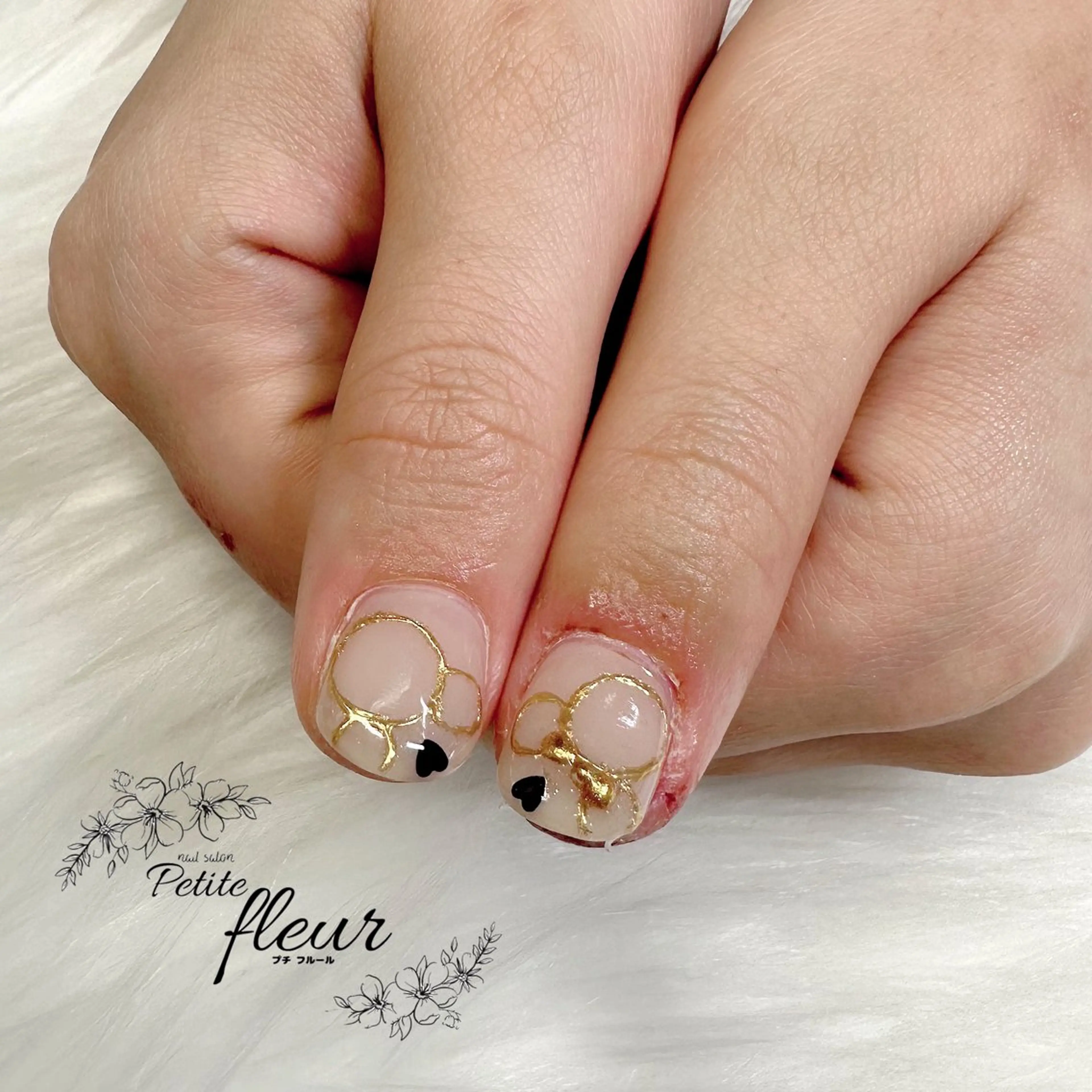 ネイル アートネイル ❁⃘*。Petite fleur❁⃘*りさのネイルデザイン