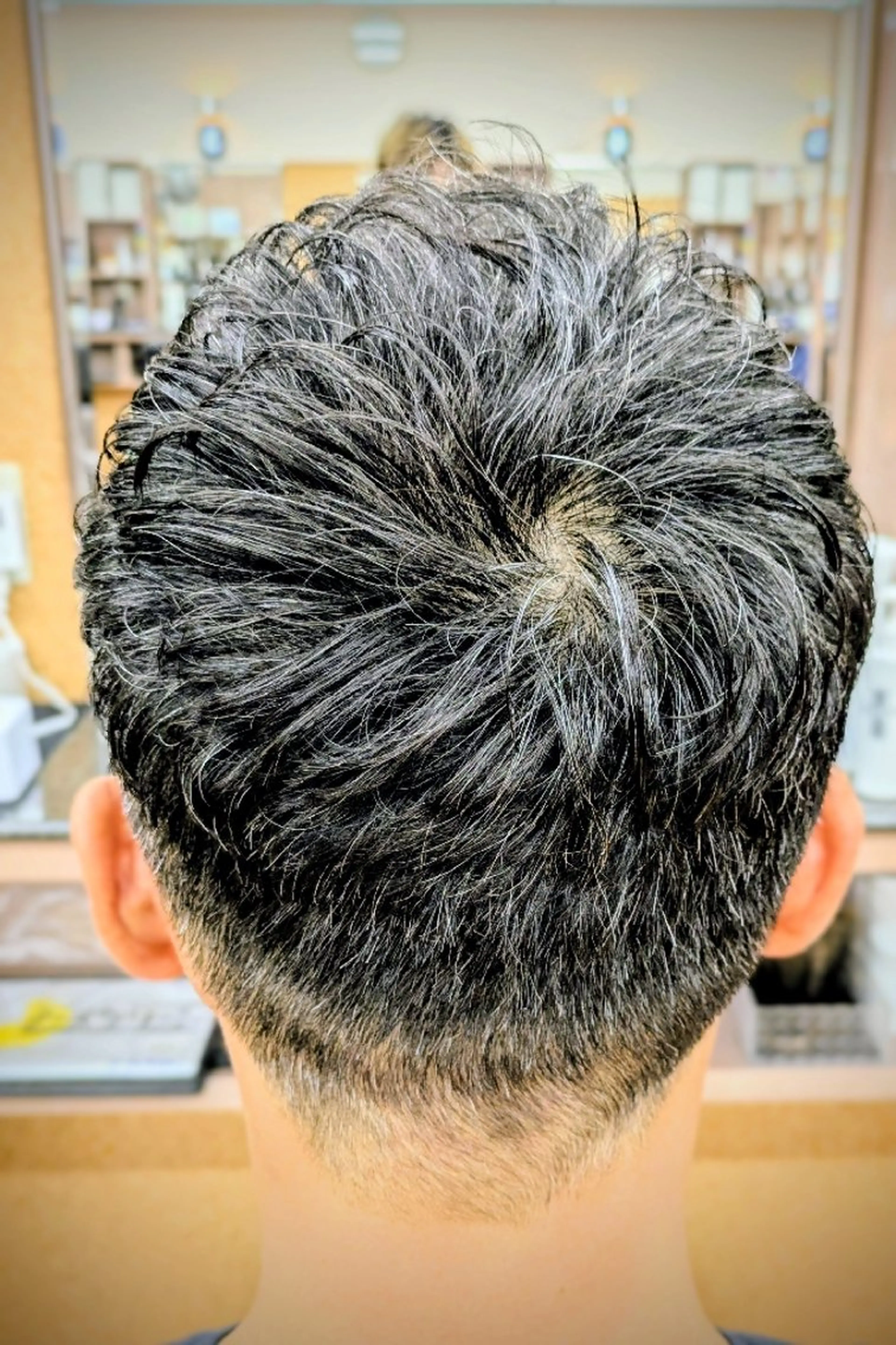 ショート パーマ 理容プラージュ燕三条 福井のヘアスタイル