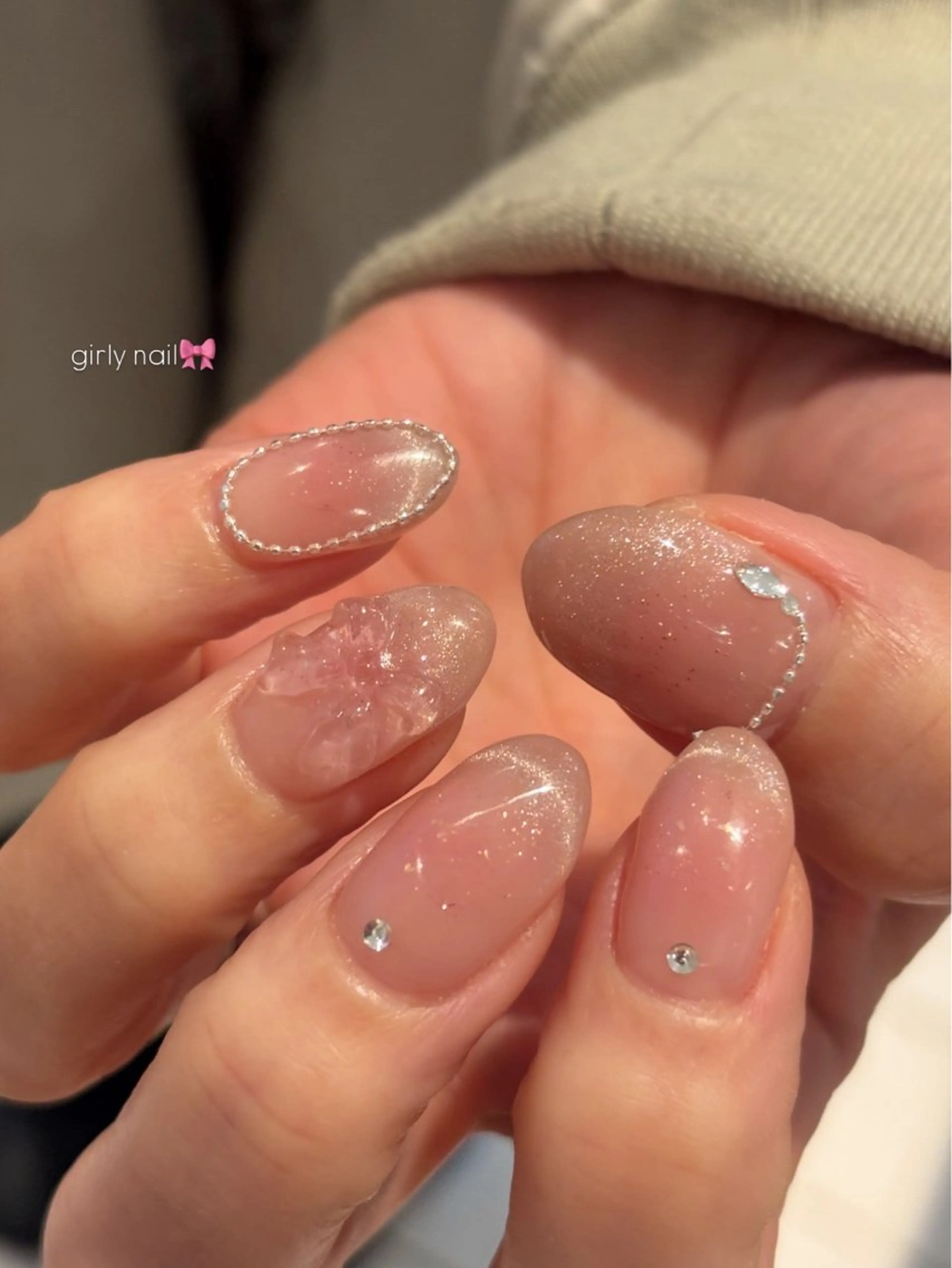 ネイル ハンドネイル 𝗿𝗶𝗰𝗼 ˎˊ˗のネイルデザイン