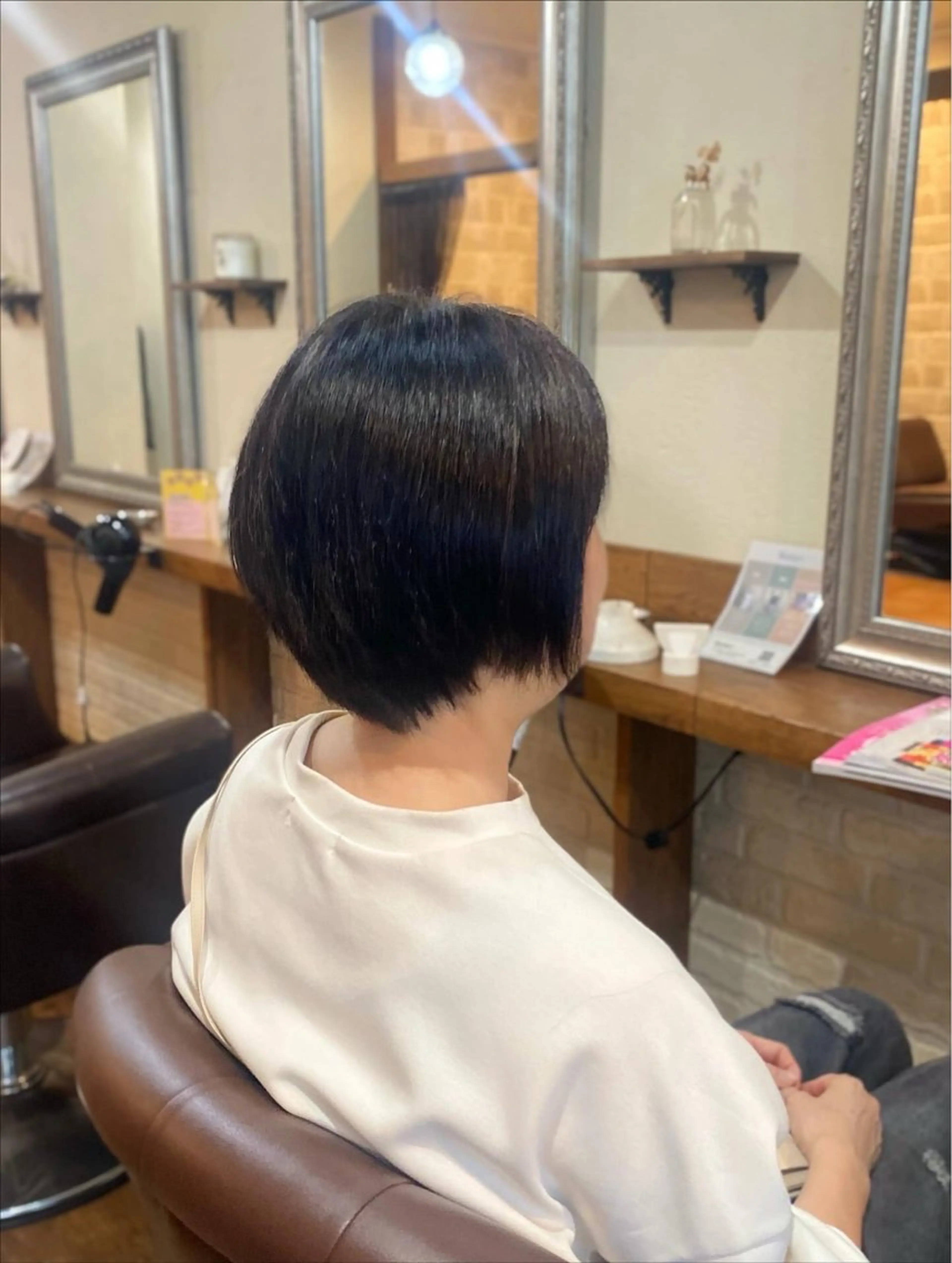 ショート 肥田 夕蘭のヘアスタイル