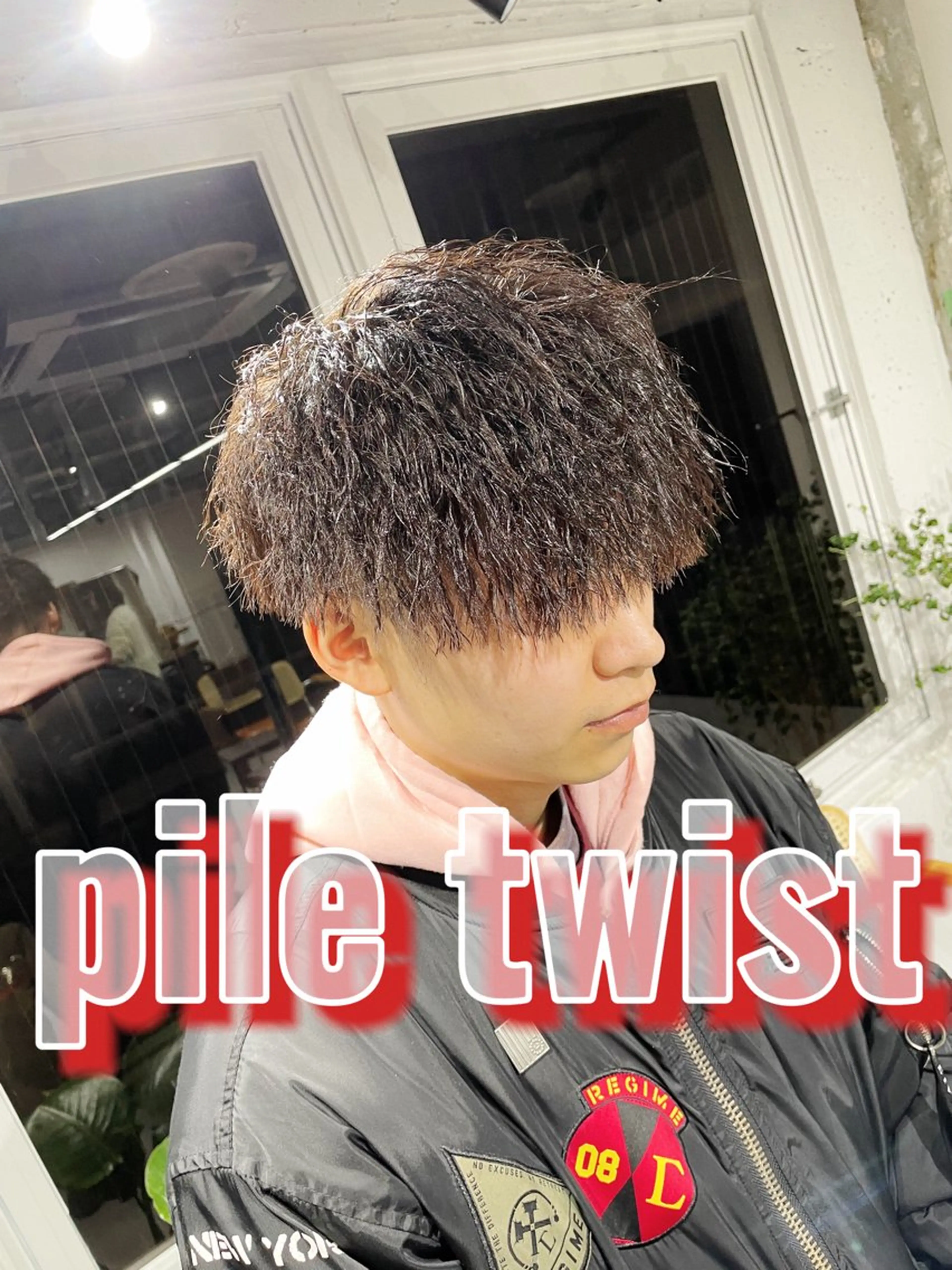 ショート メンズパーマ 龍雅💈のヘアスタイル